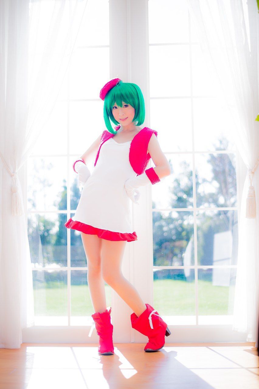 真白ゆき (Mashiro Yuki) コスプレ《Macros》Ranka Lee(Xmas ver.)-图24