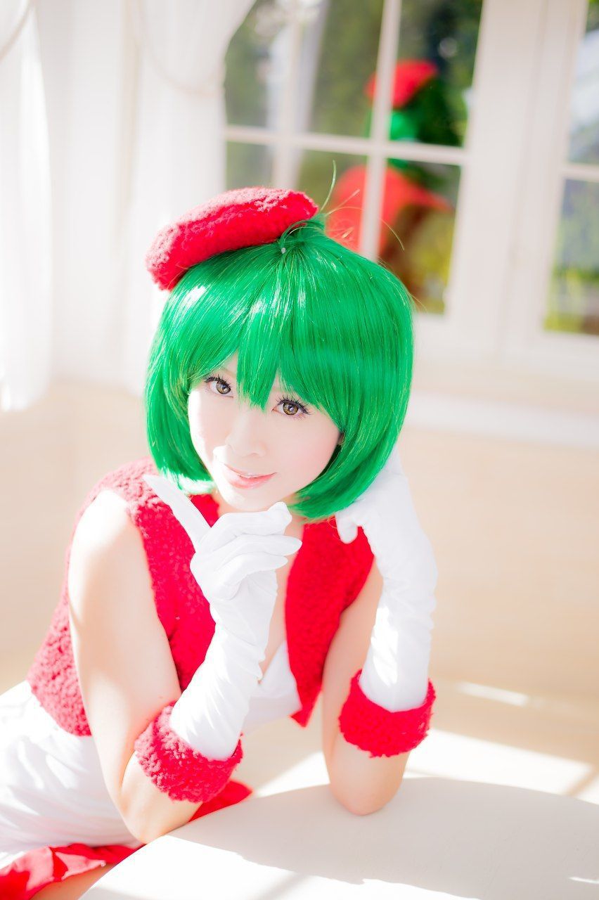 真白ゆき (Mashiro Yuki) コスプレ《Macros》Ranka Lee(Xmas ver.)-图2