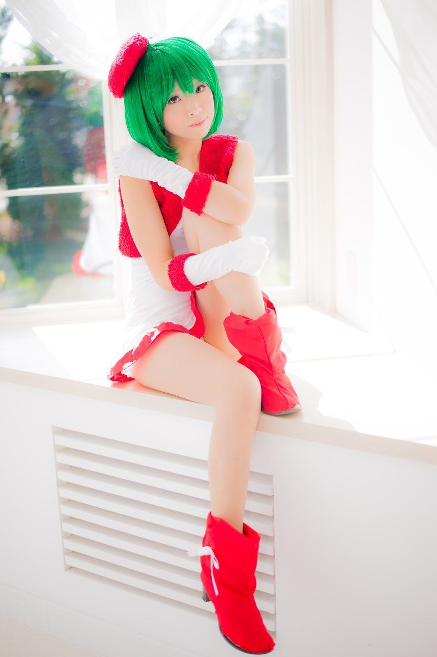 真白ゆき (Mashiro Yuki) コスプレ《Macros》Ranka Lee(Xmas ver.)-图32
