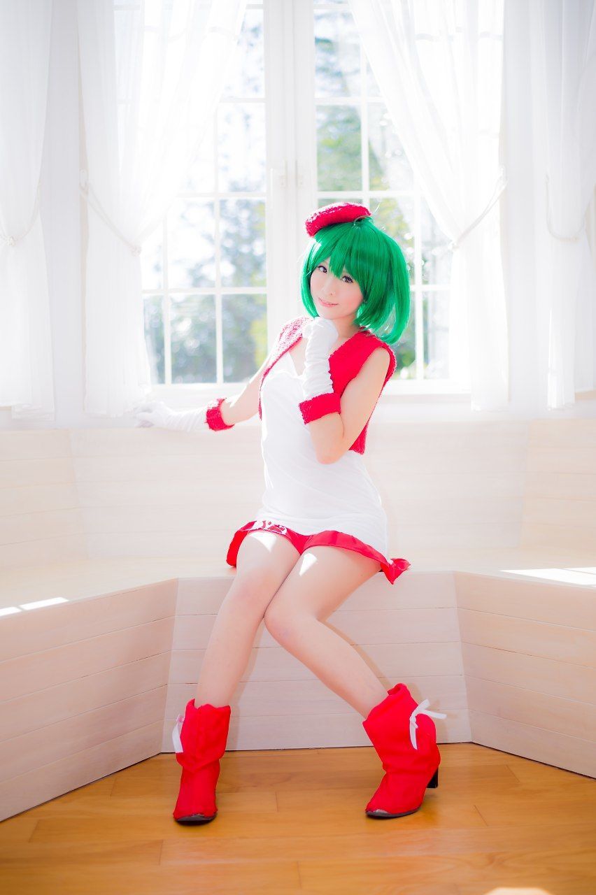 真白ゆき (Mashiro Yuki) コスプレ《Macros》Ranka Lee(Xmas ver.)-图3