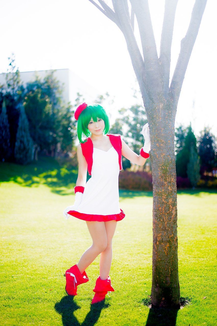 真白ゆき (Mashiro Yuki) コスプレ《Macros》Ranka Lee(Xmas ver.)-图49