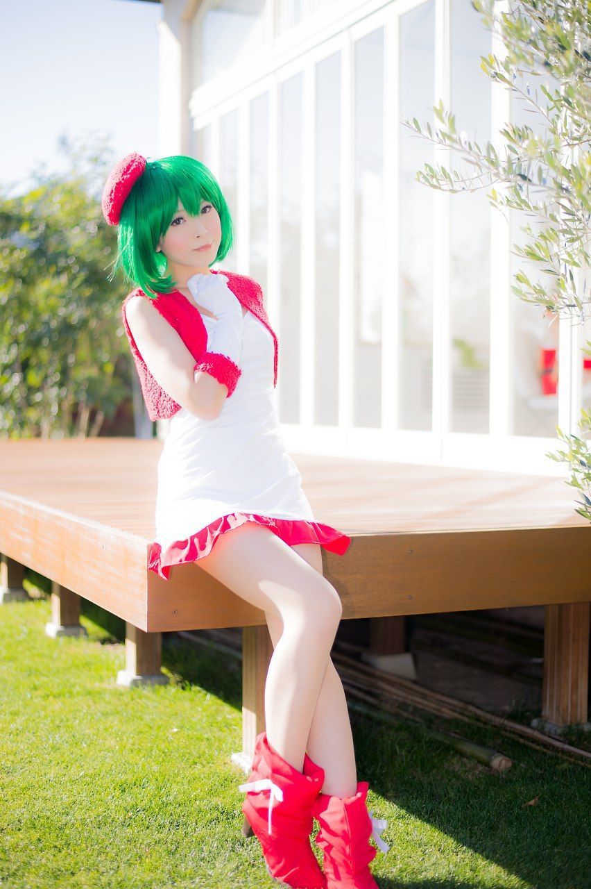 真白ゆき (Mashiro Yuki) コスプレ《Macros》Ranka Lee(Xmas ver.)-图55