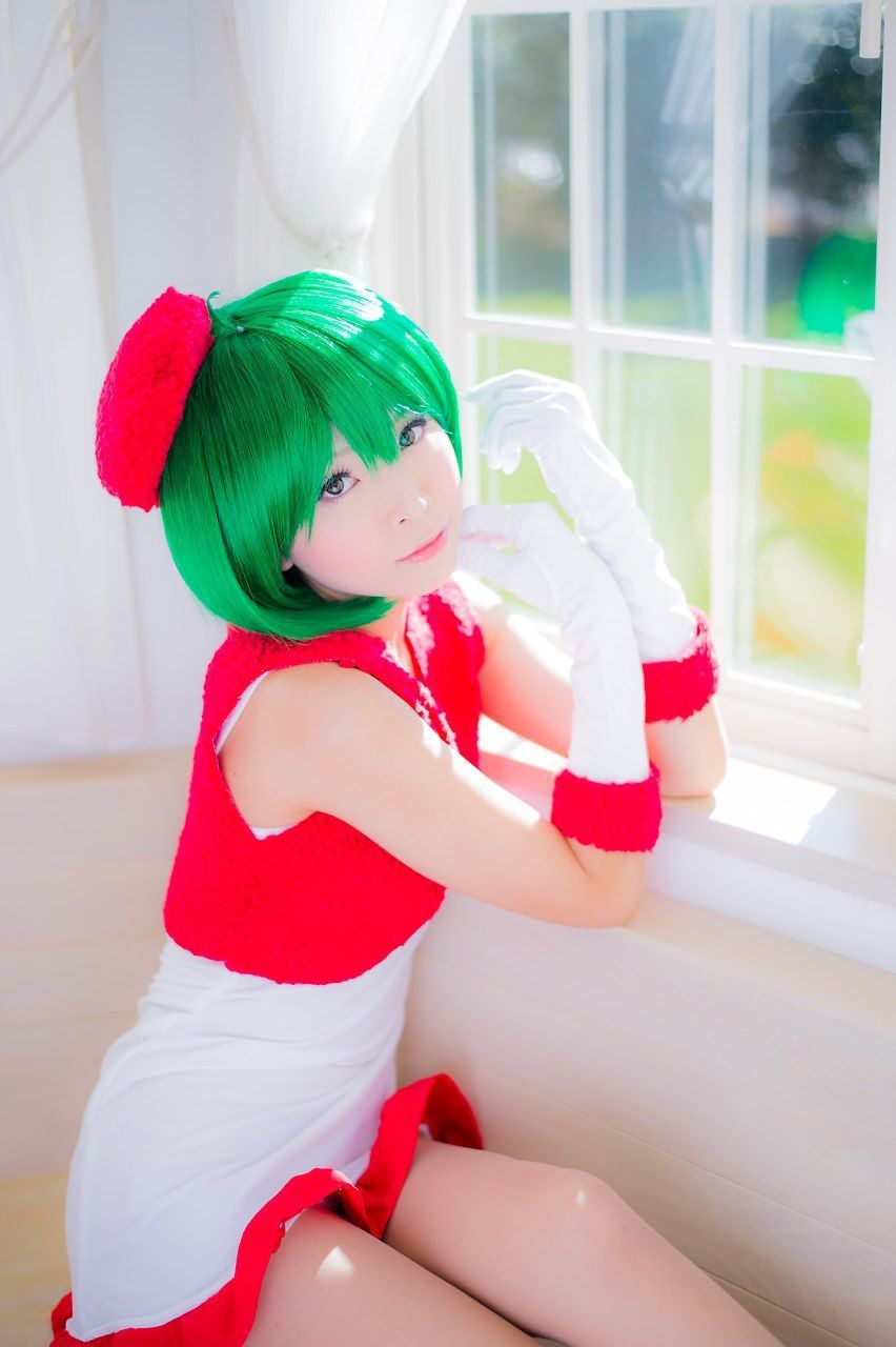 真白ゆき (Mashiro Yuki) コスプレ《Macros》Ranka Lee(Xmas ver.)-图8