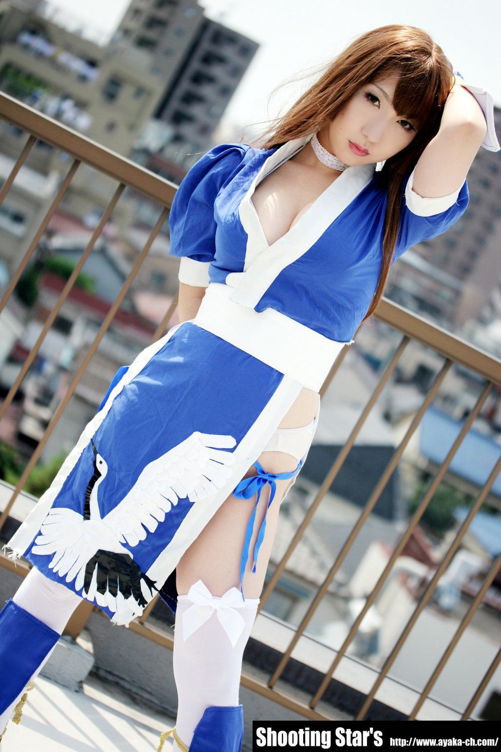 绫香サク (Saku サク Saku Ayaka) 《Dead Or Alive》-霞-Kasumi 蓝色-图103