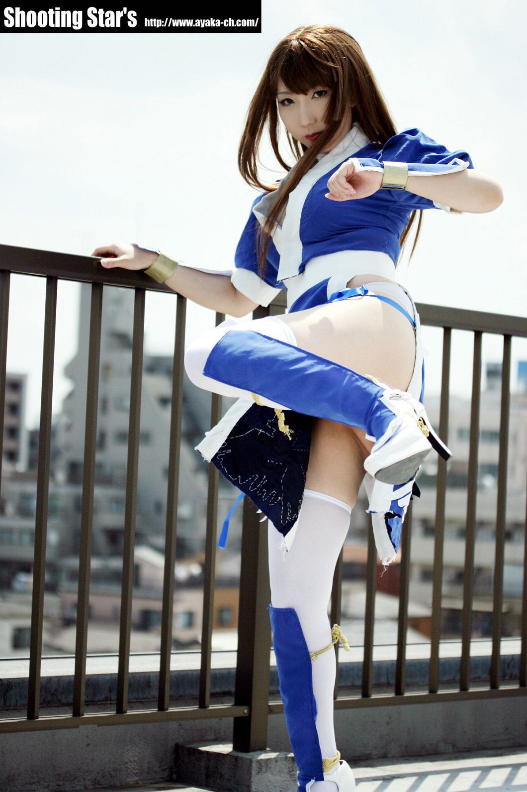 绫香サク (Saku サク Saku Ayaka) 《Dead Or Alive》-霞-Kasumi 蓝色-图112