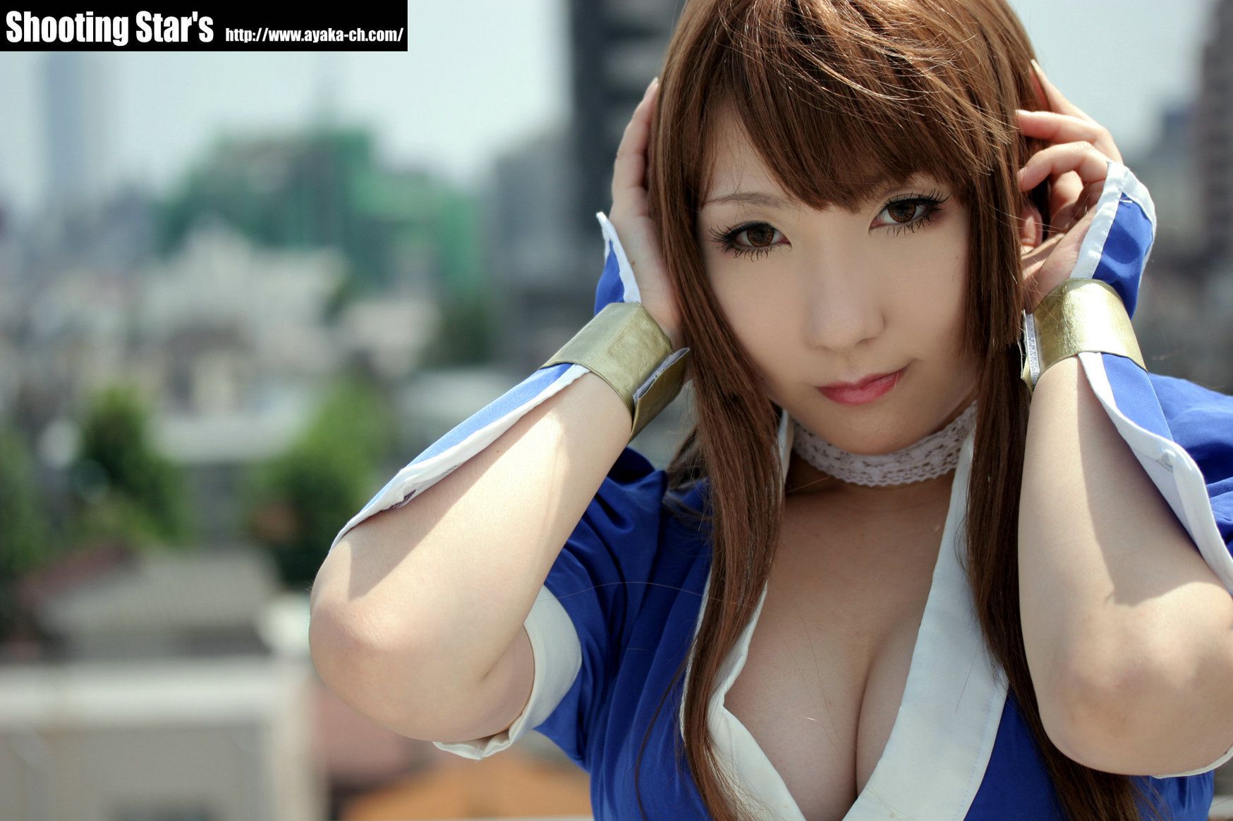 绫香サク (Saku サク Saku Ayaka) 《Dead Or Alive》-霞-Kasumi 蓝色-图118