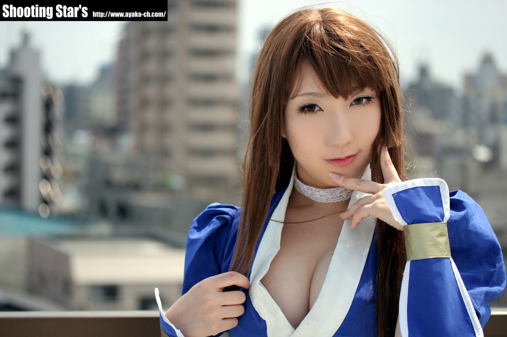 绫香サク (Saku サク Saku Ayaka) 《Dead Or Alive》-霞-Kasumi 蓝色-图119