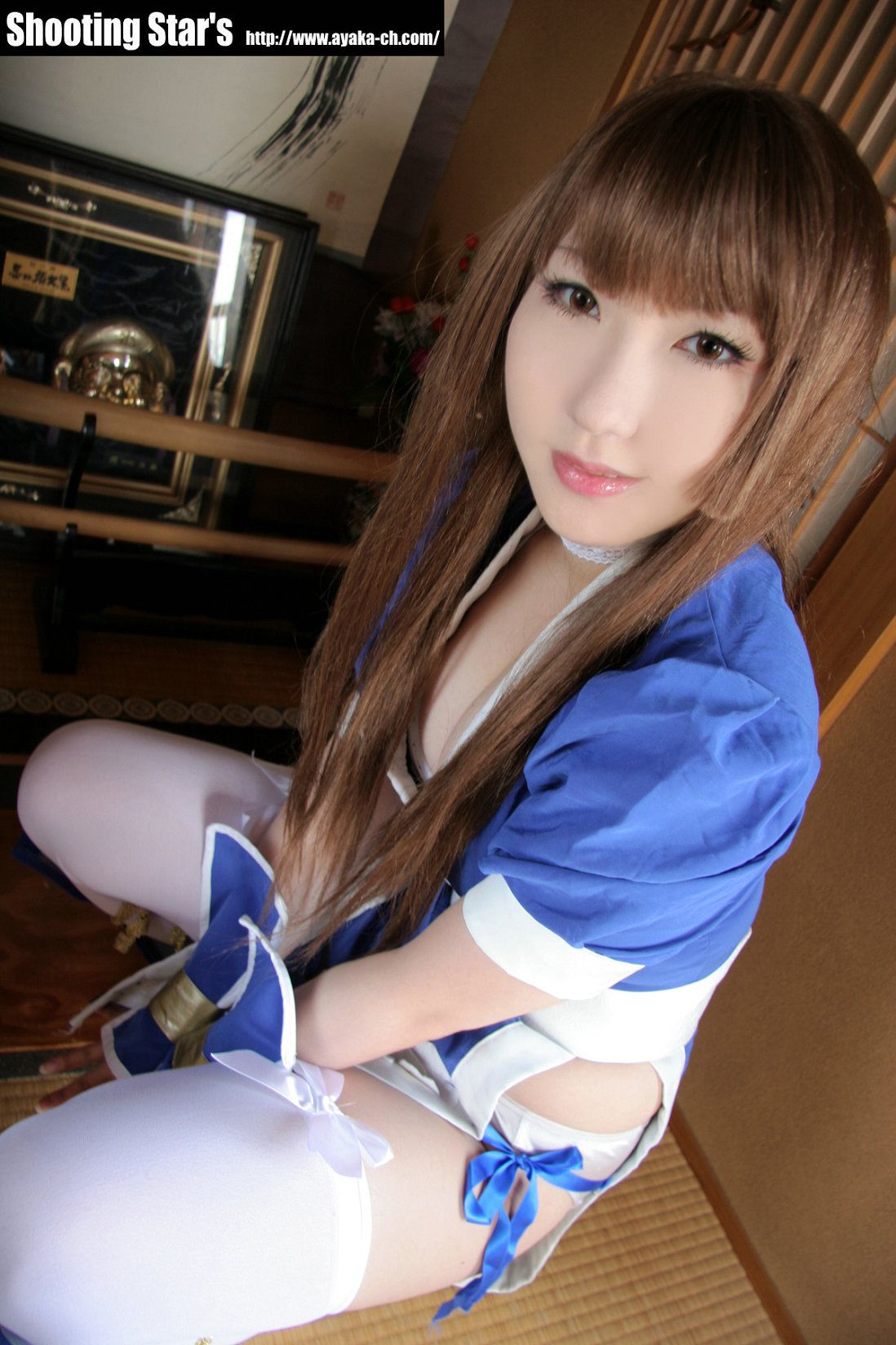 绫香サク (Saku サク Saku Ayaka) 《Dead Or Alive》-霞-Kasumi 蓝色-图35