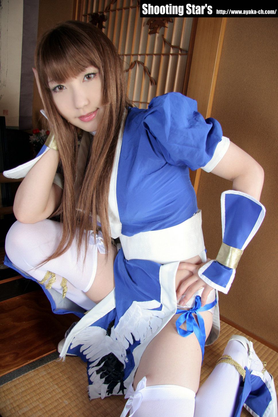绫香サク (Saku サク Saku Ayaka) 《Dead Or Alive》-霞-Kasumi 蓝色-图36