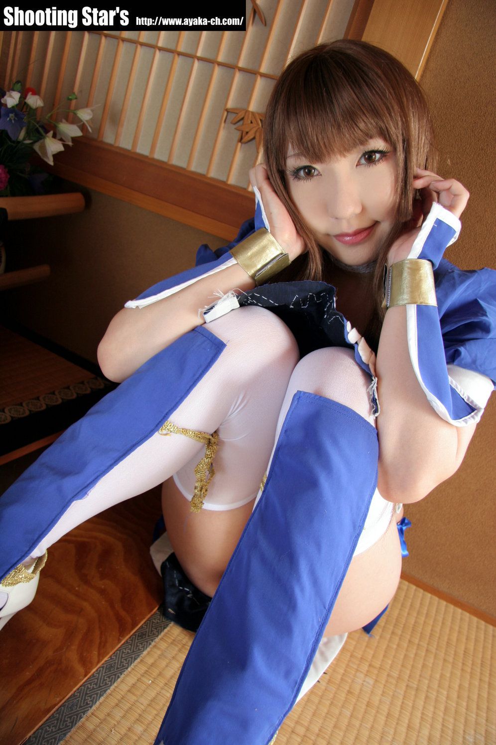 绫香サク (Saku サク Saku Ayaka) 《Dead Or Alive》-霞-Kasumi 蓝色-图41