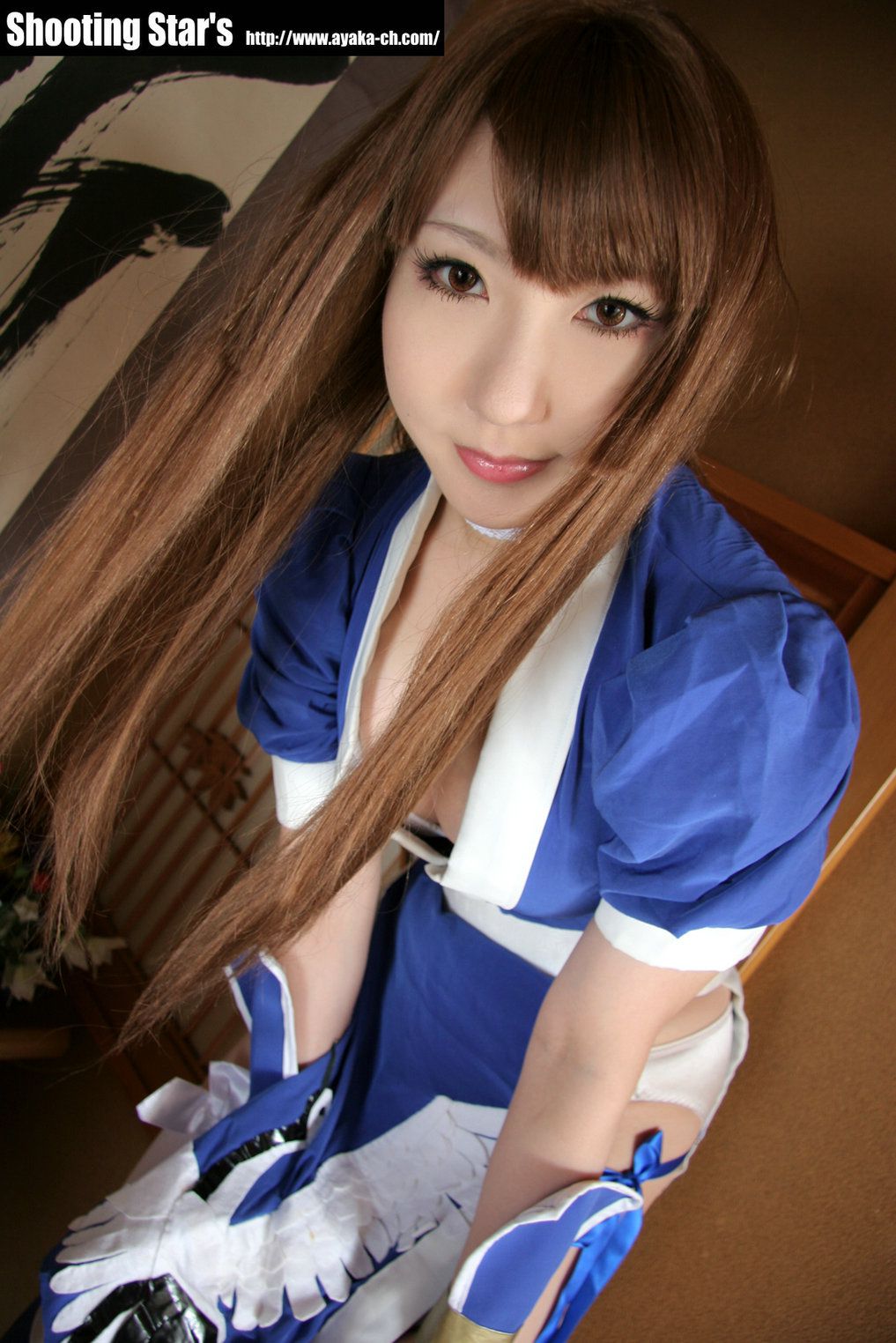 绫香サク (Saku サク Saku Ayaka) 《Dead Or Alive》-霞-Kasumi 蓝色-图59