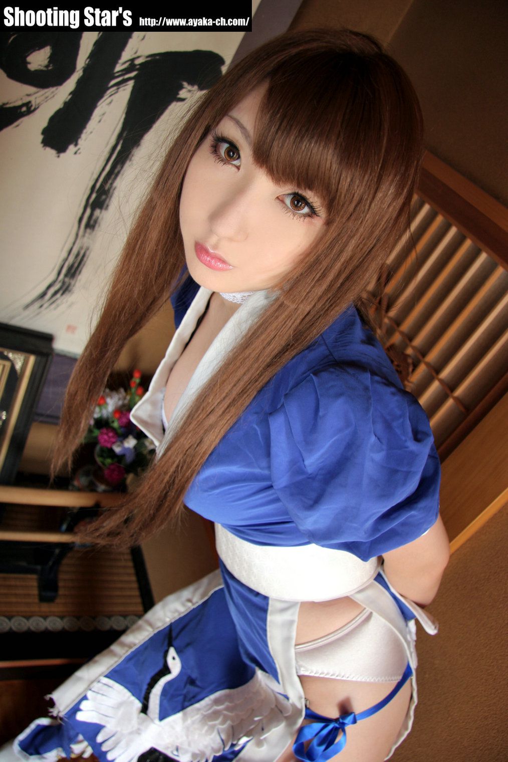绫香サク (Saku サク Saku Ayaka) 《Dead Or Alive》-霞-Kasumi 蓝色-图63