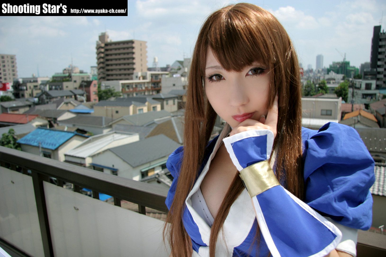 绫香サク (Saku サク Saku Ayaka) 《Dead Or Alive》-霞-Kasumi 蓝色-图97