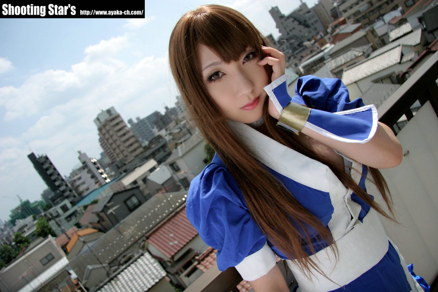 绫香サク (Saku サク Saku Ayaka) 《Dead Or Alive》-霞-Kasumi 蓝色-图98