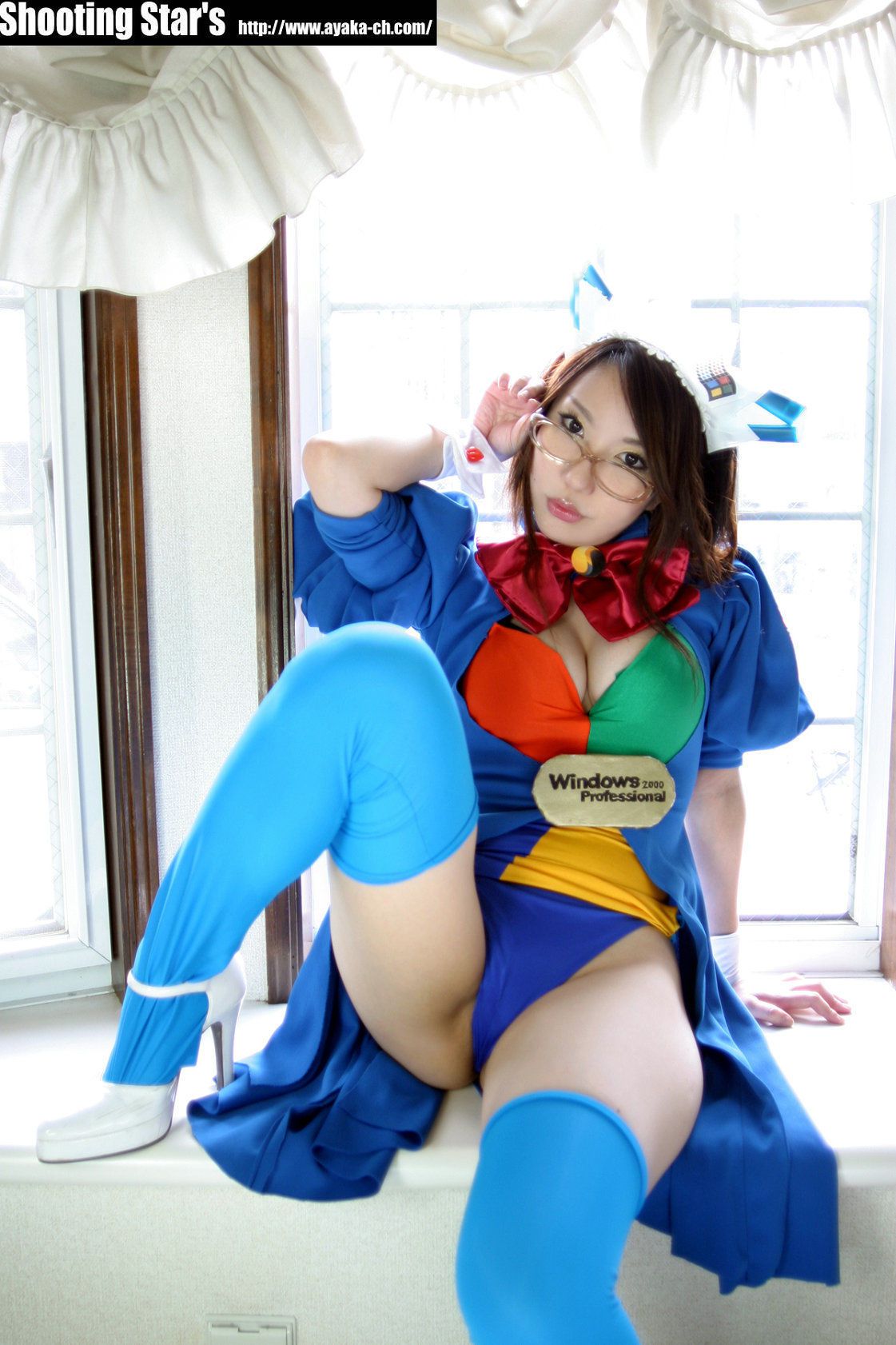 绫香サク 《Trouble Windows》2k-tan-图45