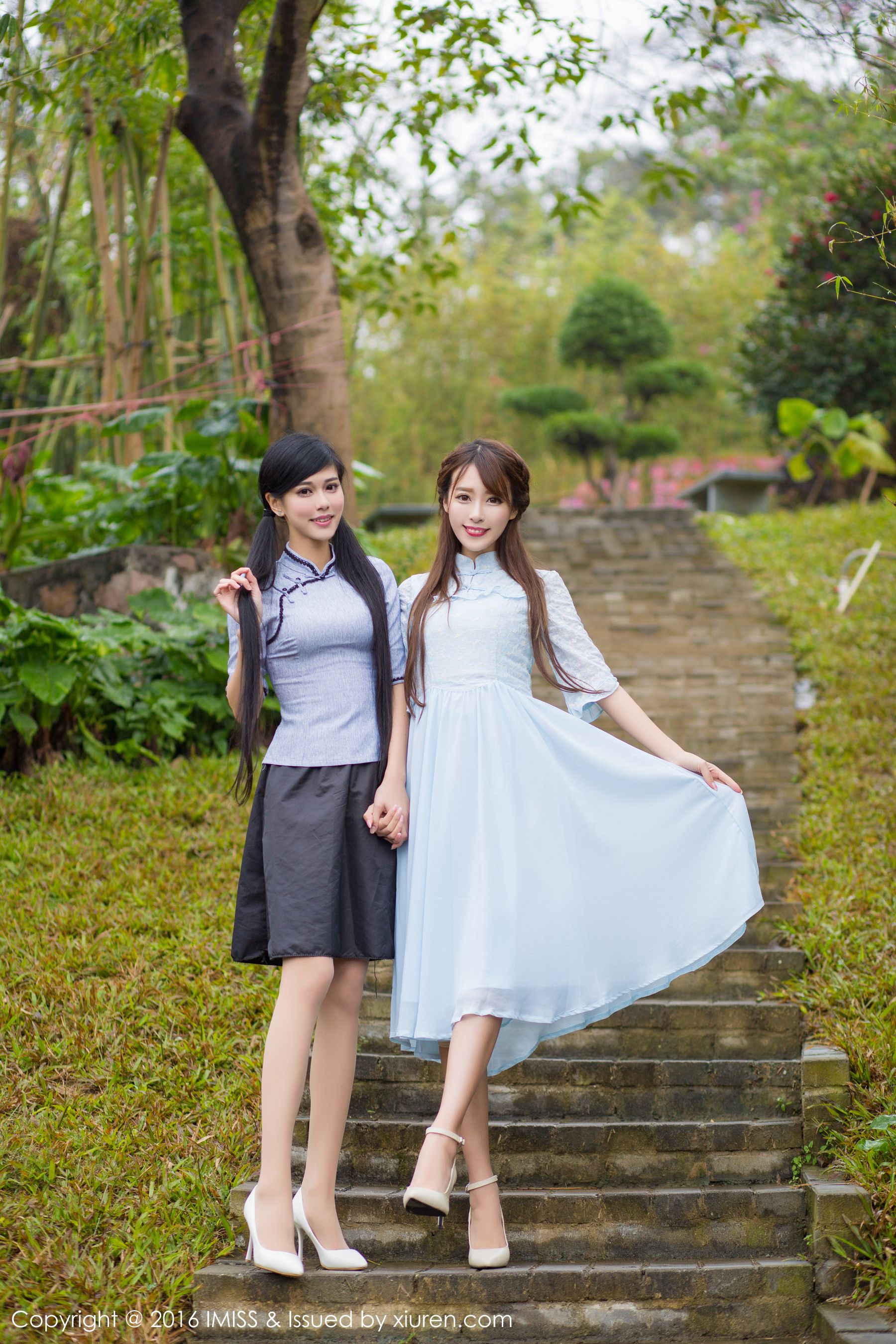 王曼妮、谭小雅《古典旗袍系列》 Vol.070-图26