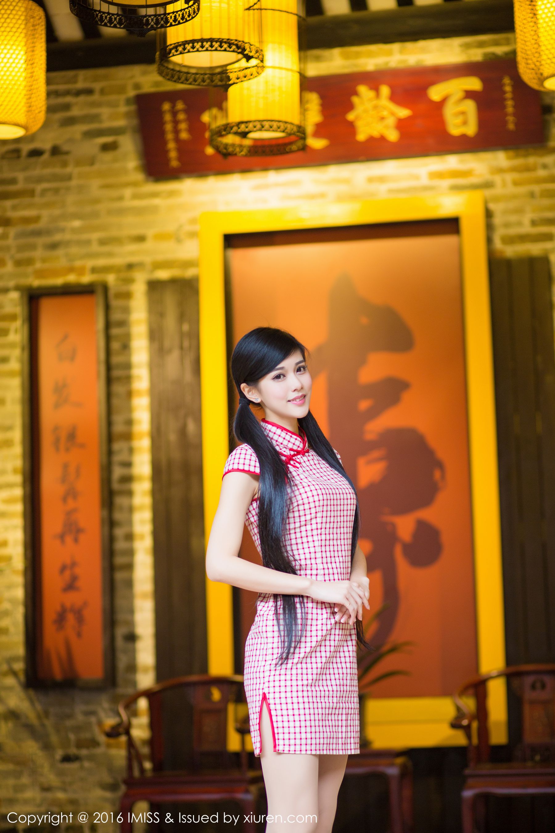 王曼妮、谭小雅《古典旗袍系列》 Vol.070-图3