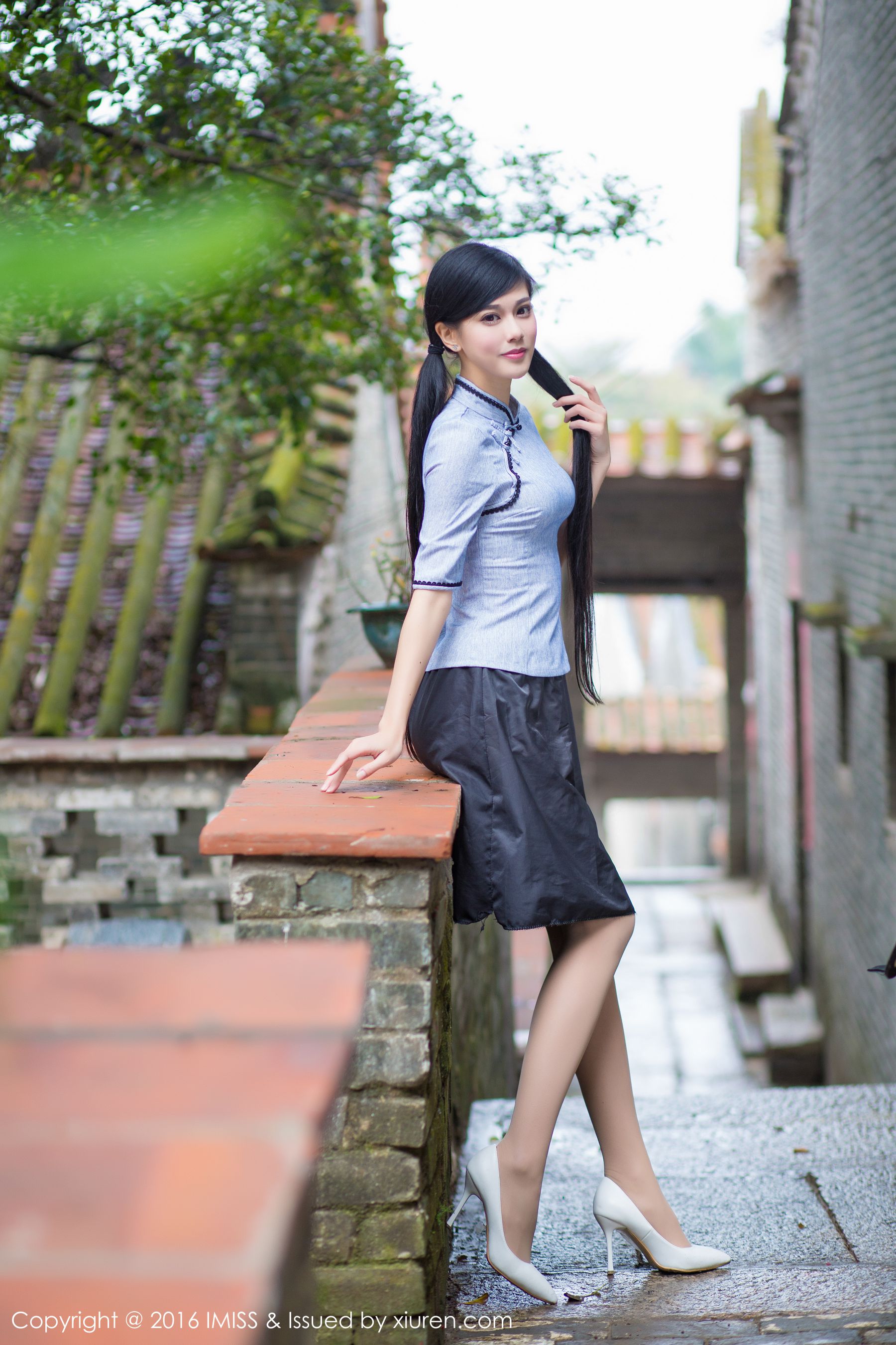 王曼妮、谭小雅《古典旗袍系列》 Vol.070-图46