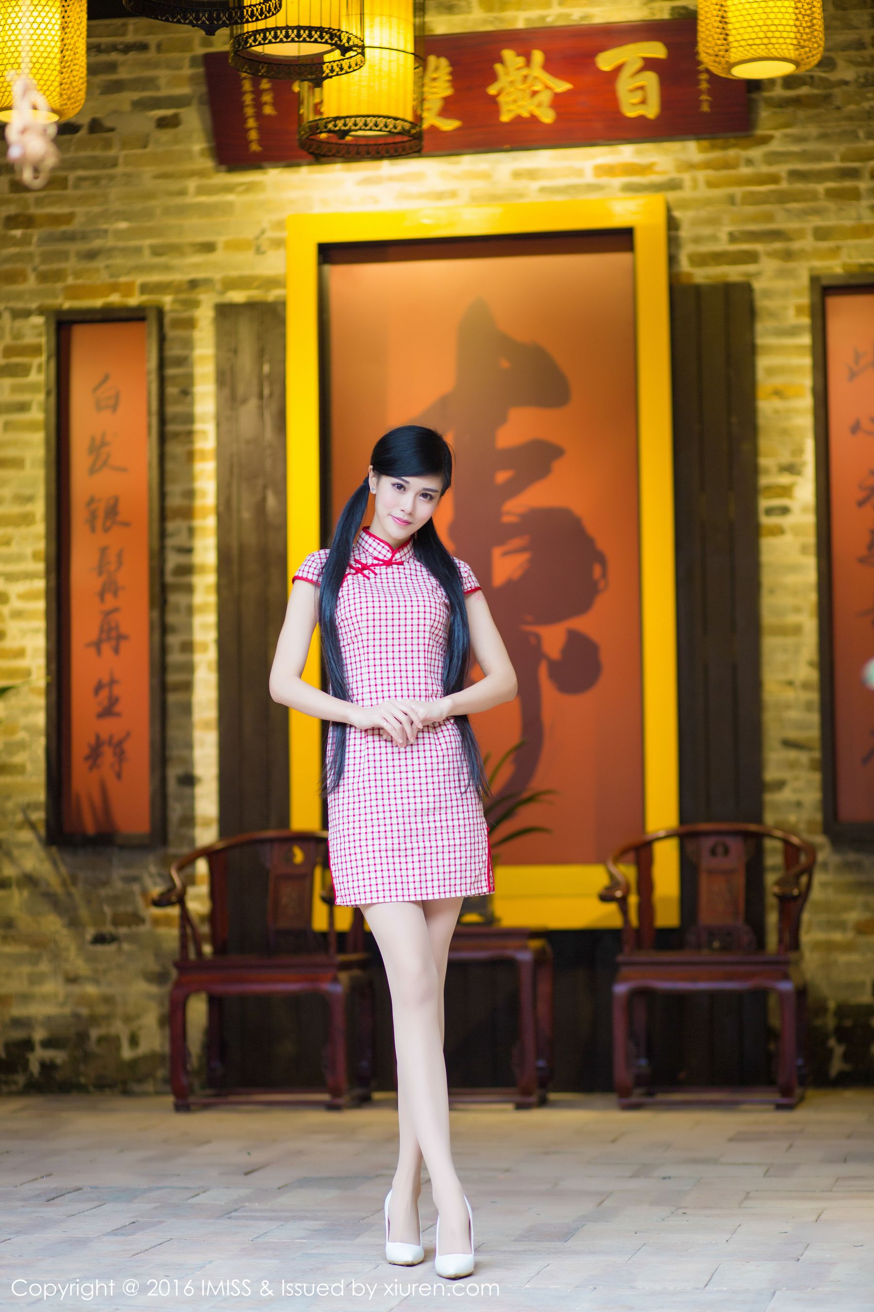王曼妮、谭小雅《古典旗袍系列》 Vol.070-图5