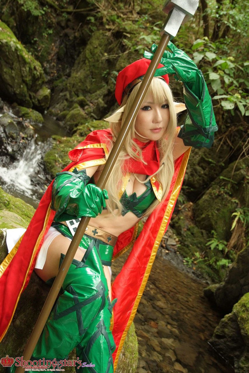 绫香サク (Saku サク Saku Ayaka) 《クイーンズブレイドQueen s Blade》アイリ & Alleyne-图123