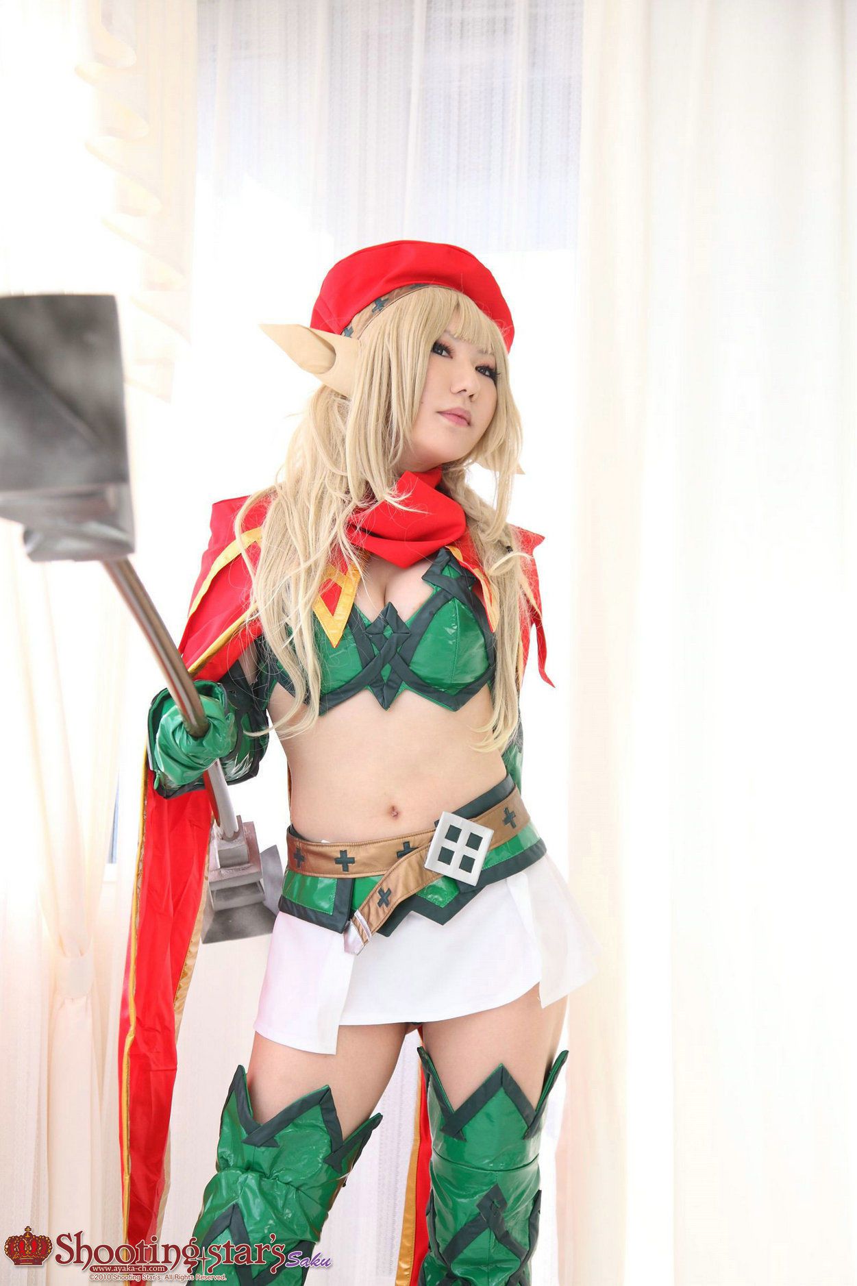 绫香サク (Saku サク Saku Ayaka) 《クイーンズブレイドQueen s Blade》アイリ & Alleyne-图76
