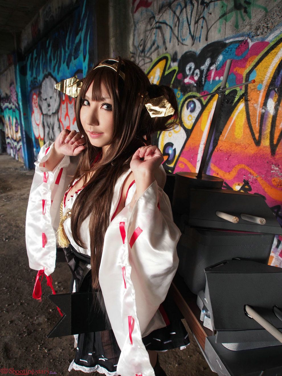 サク Saku Ayaka 《艦隊これくしょん》Kongou(金剛) 第三部-图103