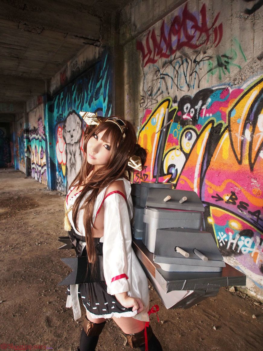 サク Saku Ayaka 《艦隊これくしょん》Kongou(金剛) 第三部-图104
