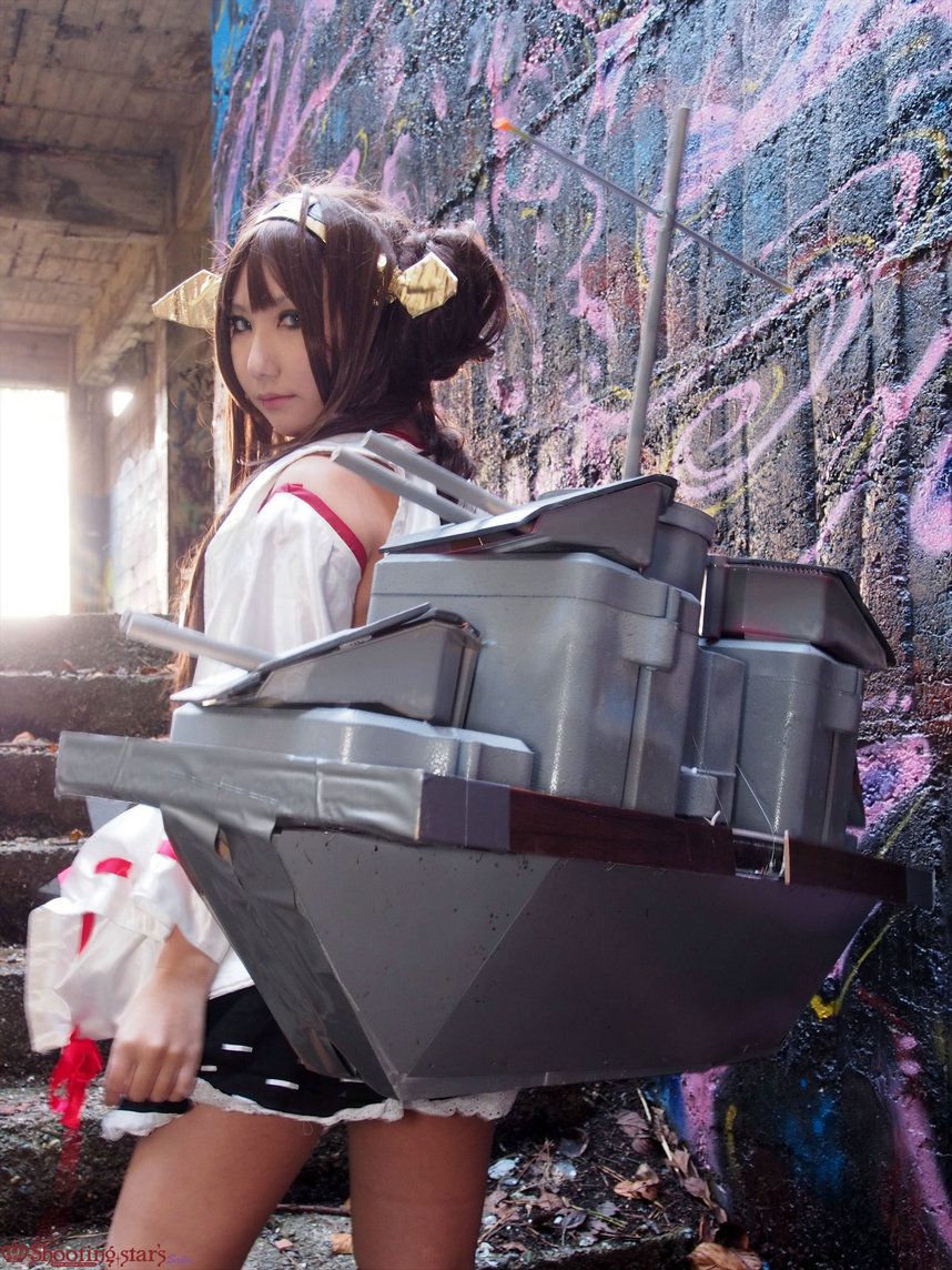 サク Saku Ayaka 《艦隊これくしょん》Kongou(金剛) 第三部-图106