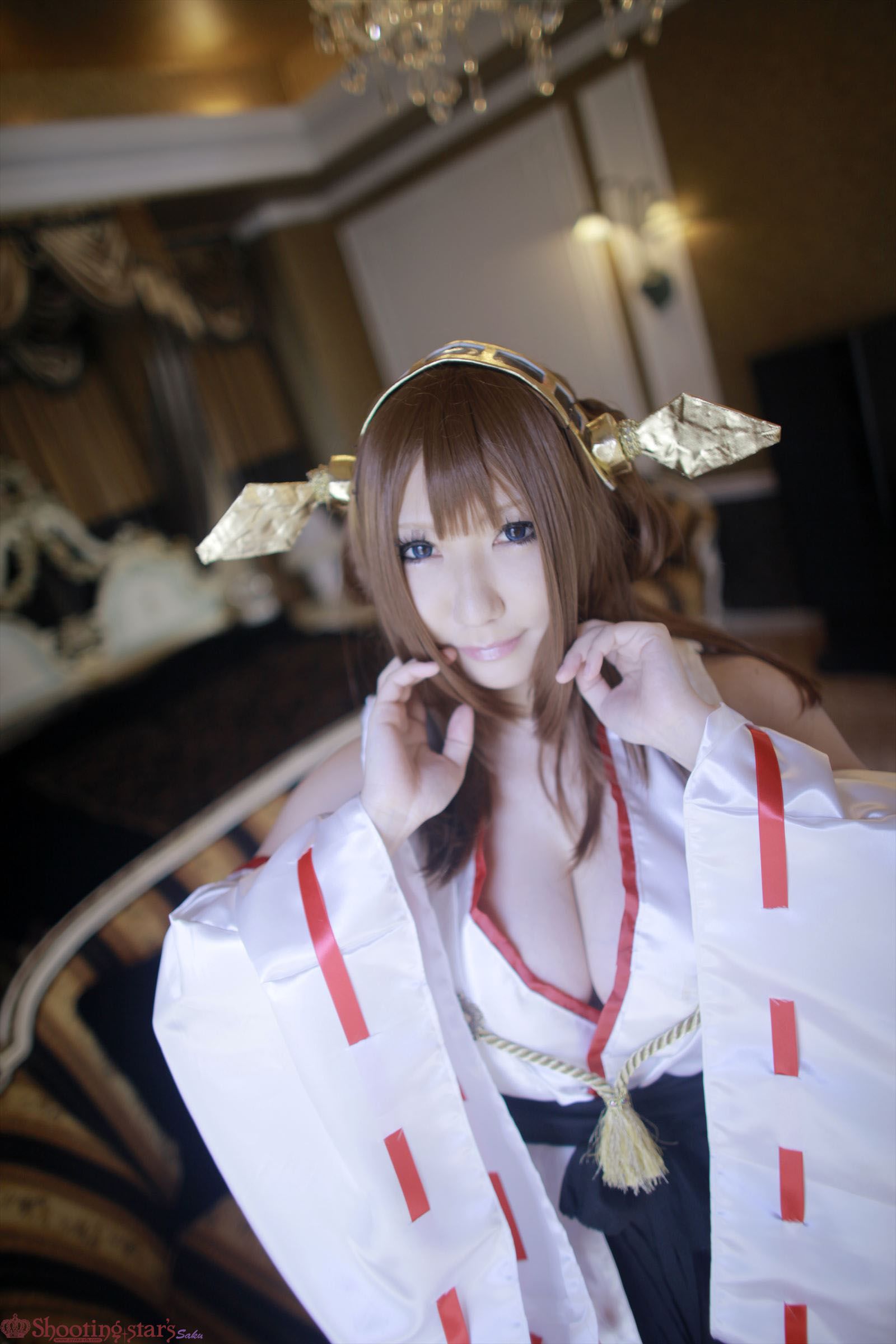 サク Saku Ayaka 《艦隊これくしょん》Kongou(金剛) 第三部-图11
