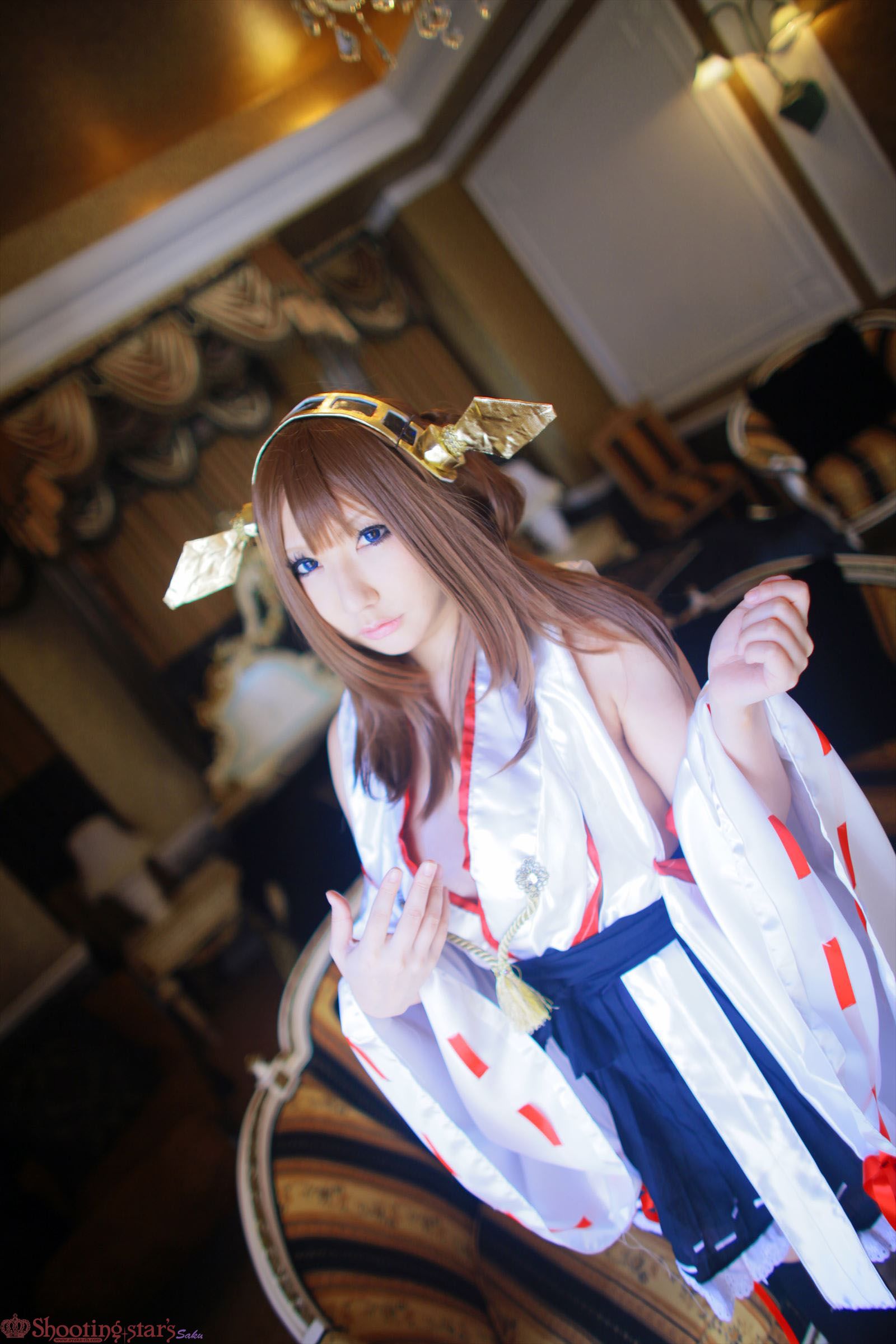 サク Saku Ayaka 《艦隊これくしょん》Kongou(金剛) 第三部-图12