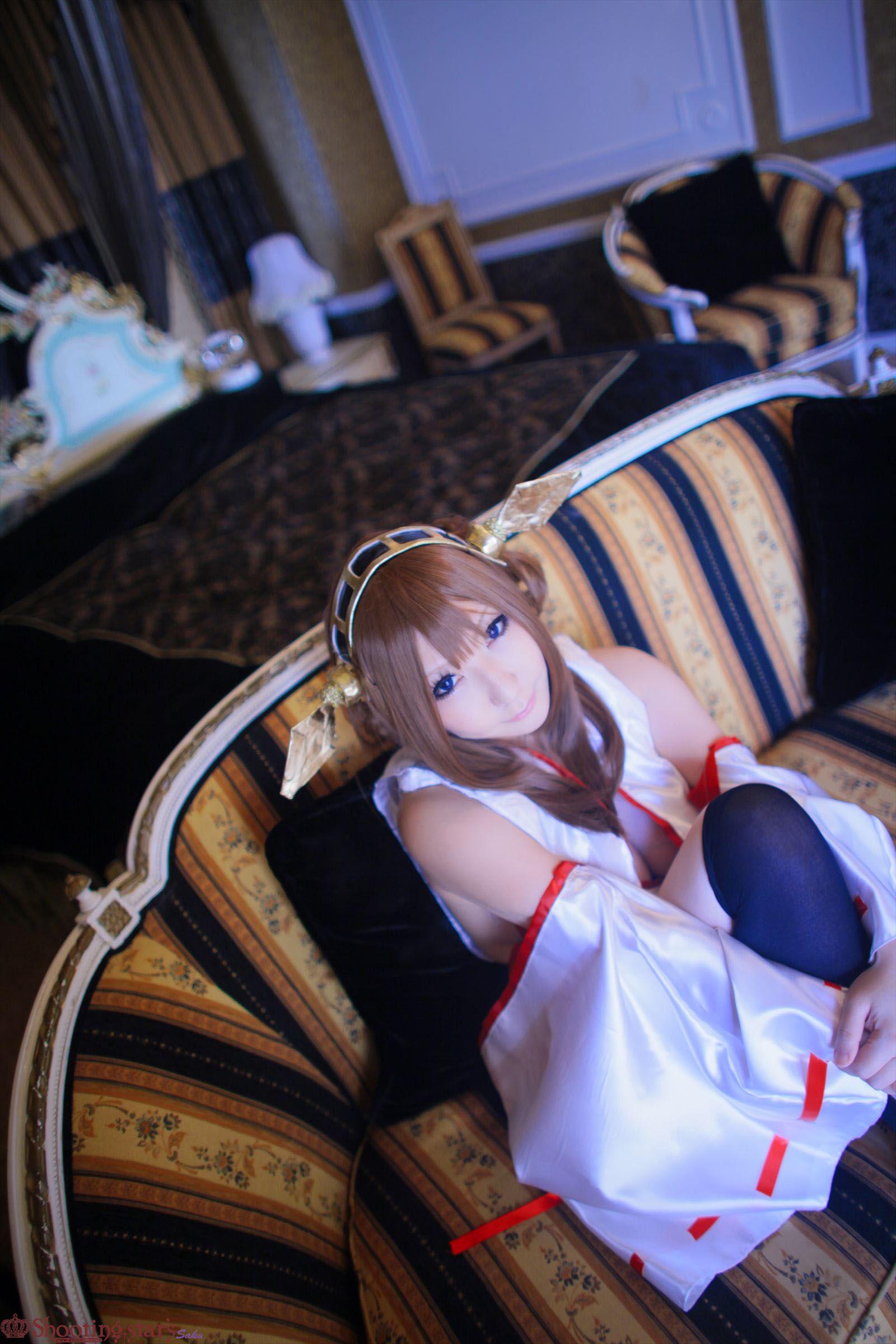 サク Saku Ayaka 《艦隊これくしょん》Kongou(金剛) 第三部-图17
