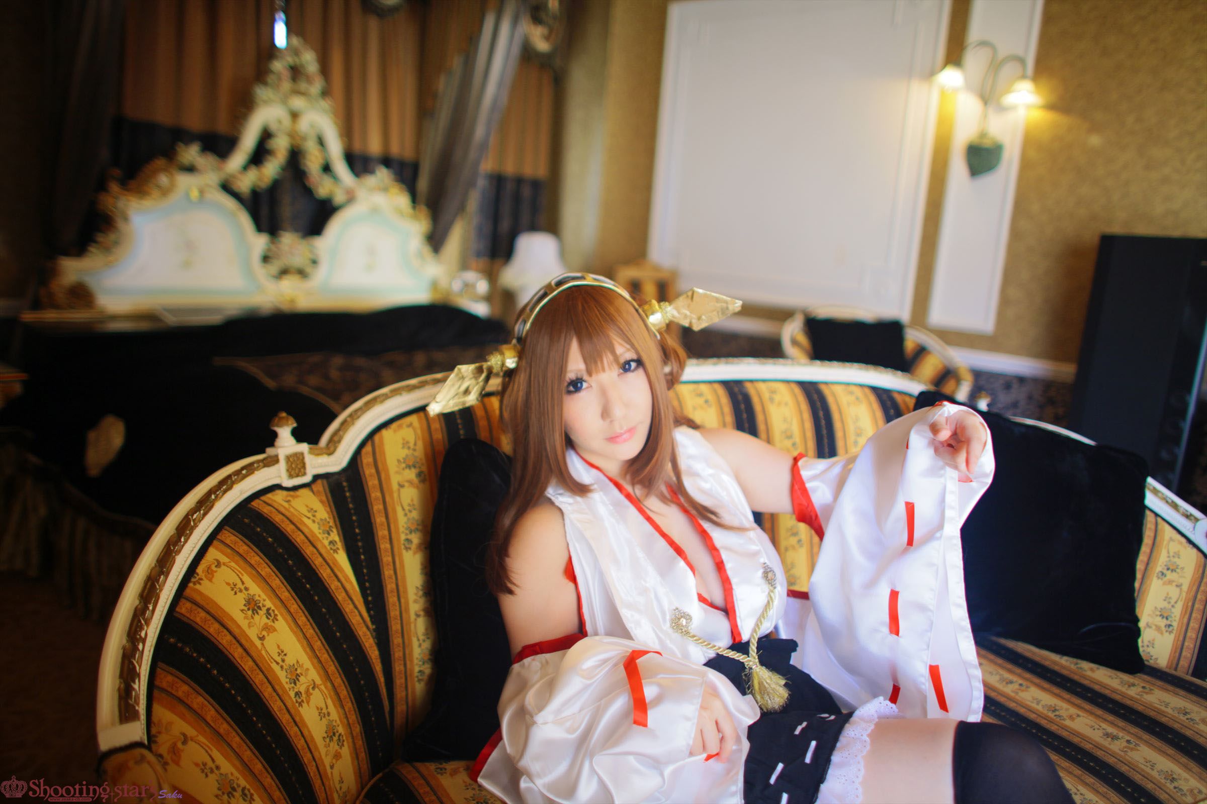 サク Saku Ayaka 《艦隊これくしょん》Kongou(金剛) 第三部-图20