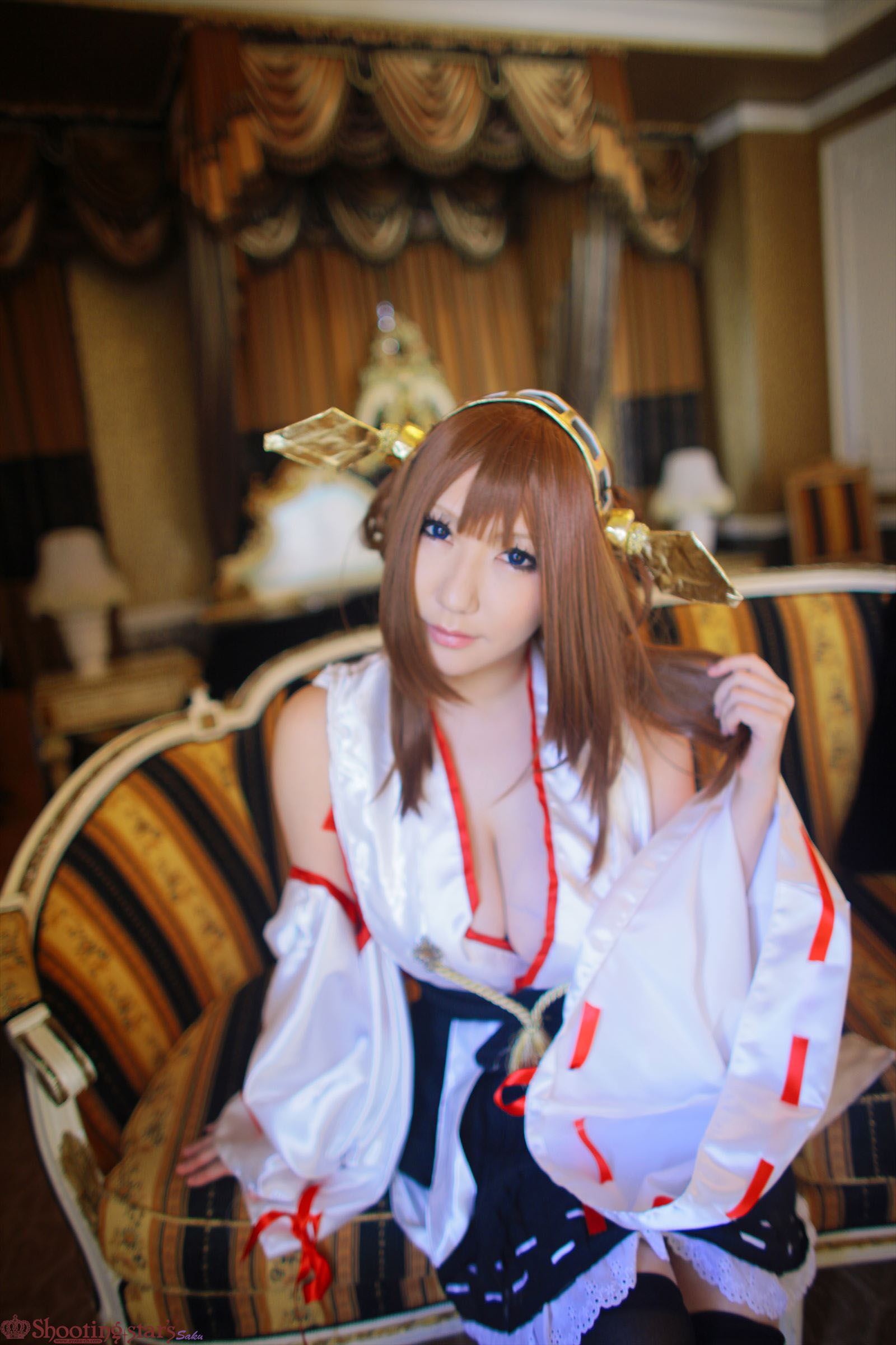 サク Saku Ayaka 《艦隊これくしょん》Kongou(金剛) 第三部-图21