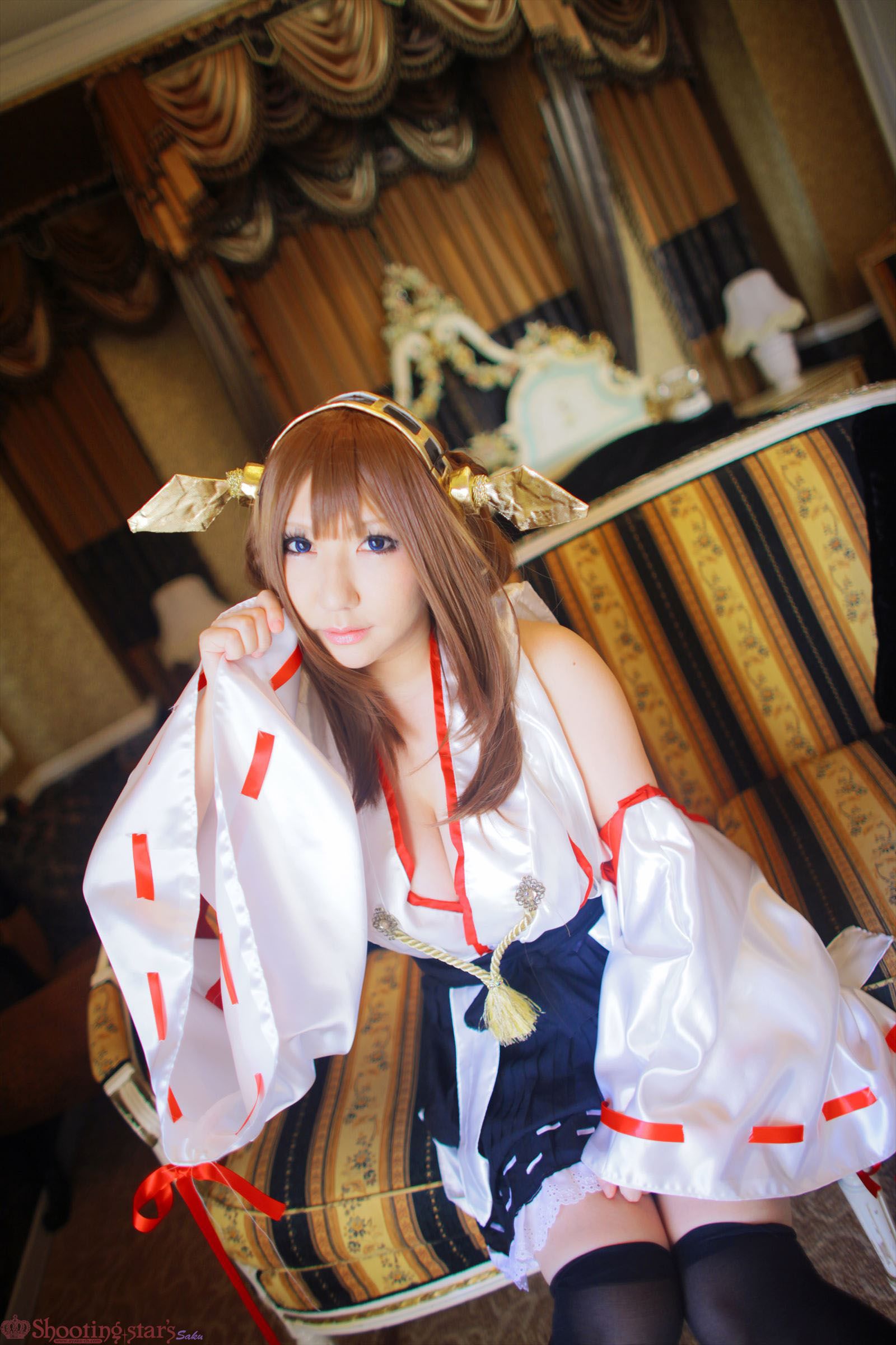 サク Saku Ayaka 《艦隊これくしょん》Kongou(金剛) 第三部-图22