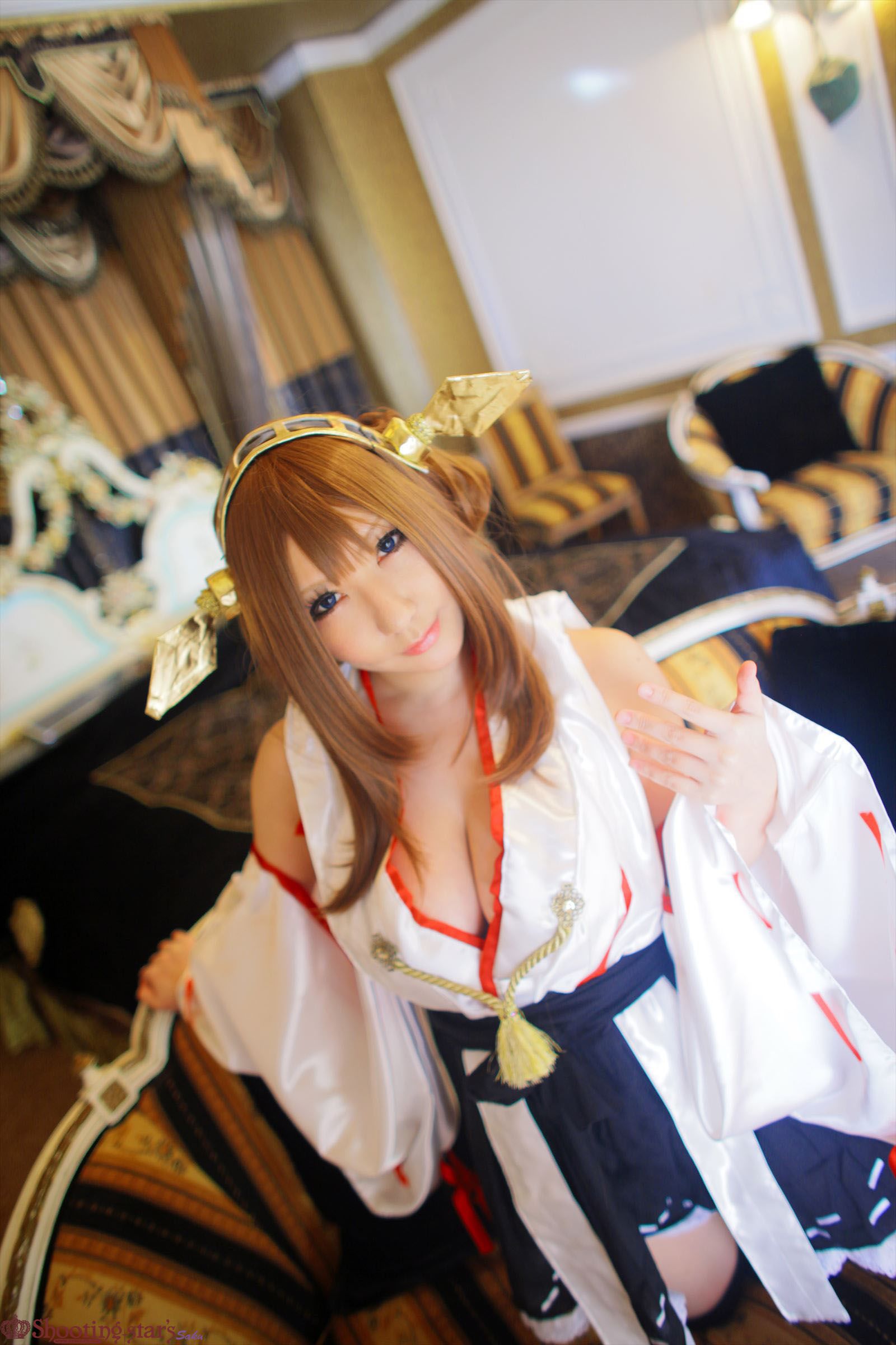 サク Saku Ayaka 《艦隊これくしょん》Kongou(金剛) 第三部-图23