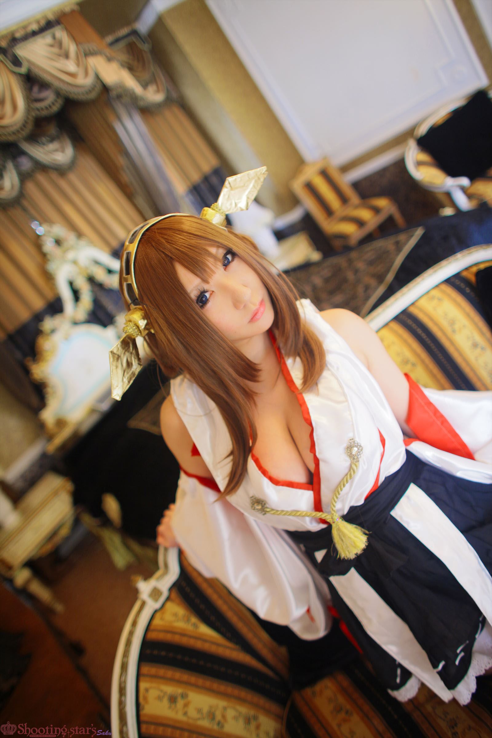 サク Saku Ayaka 《艦隊これくしょん》Kongou(金剛) 第三部-图24