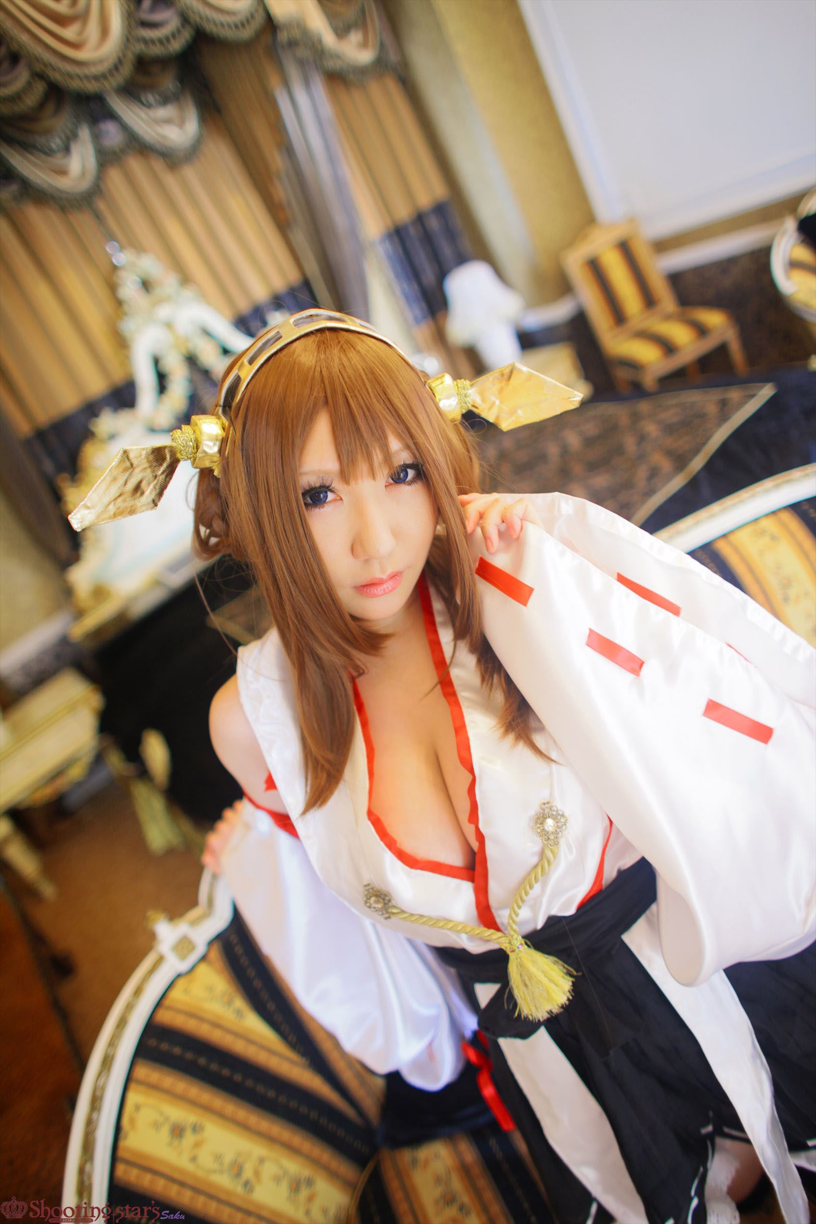 サク Saku Ayaka 《艦隊これくしょん》Kongou(金剛) 第三部-图25