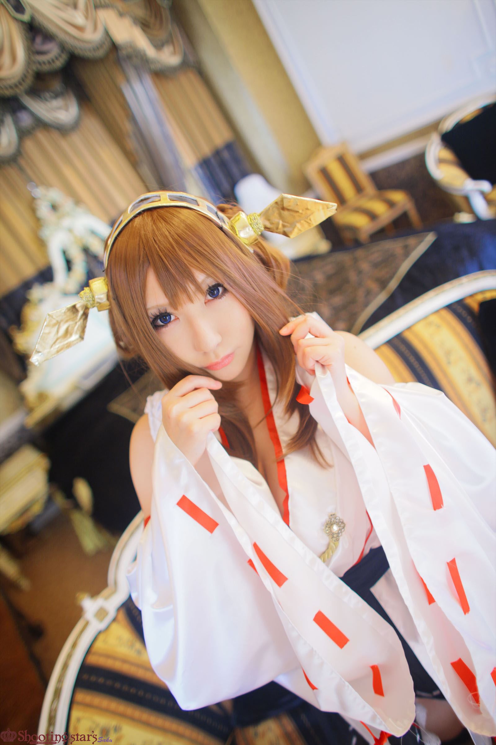サク Saku Ayaka 《艦隊これくしょん》Kongou(金剛) 第三部-图26
