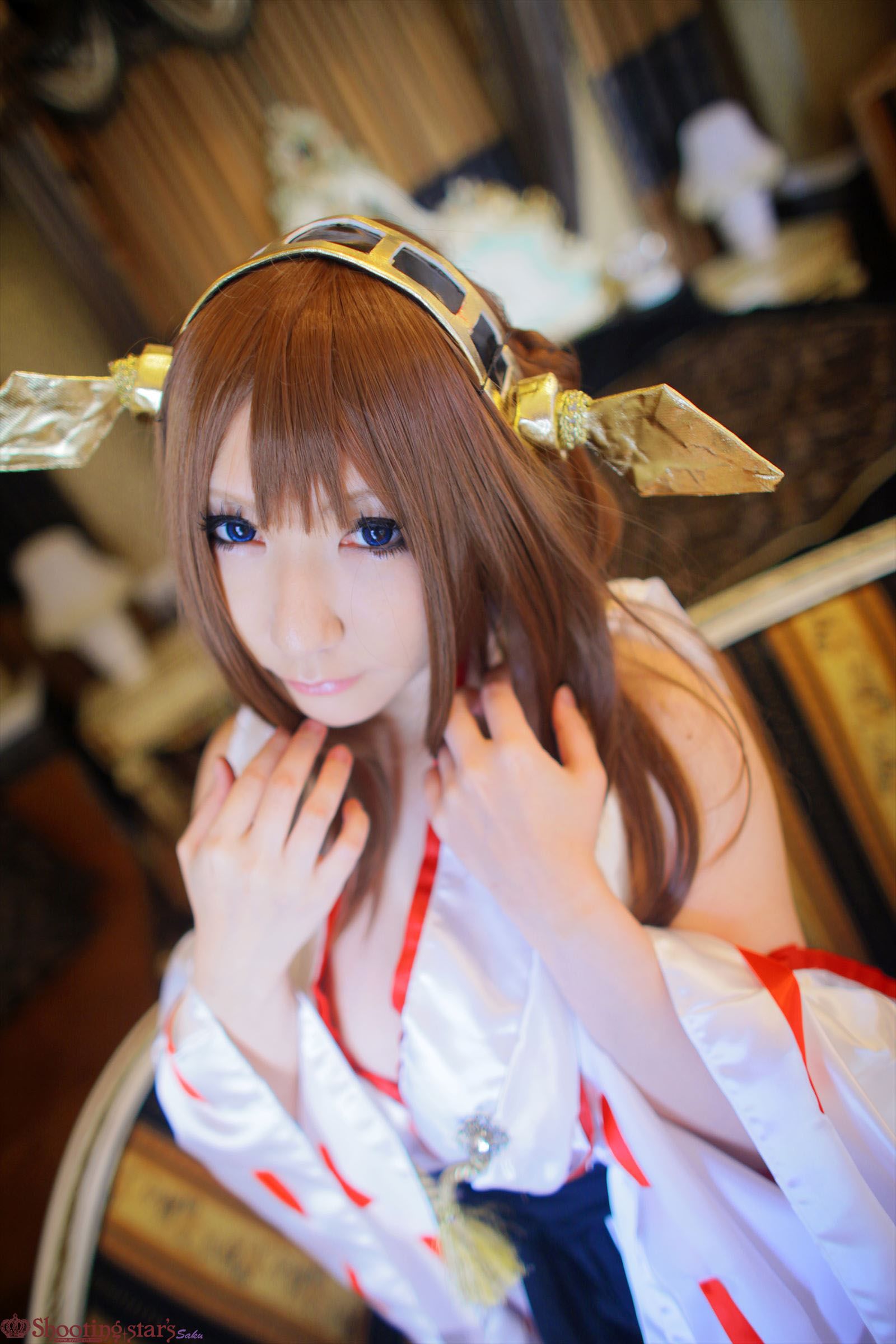 サク Saku Ayaka 《艦隊これくしょん》Kongou(金剛) 第三部-图29