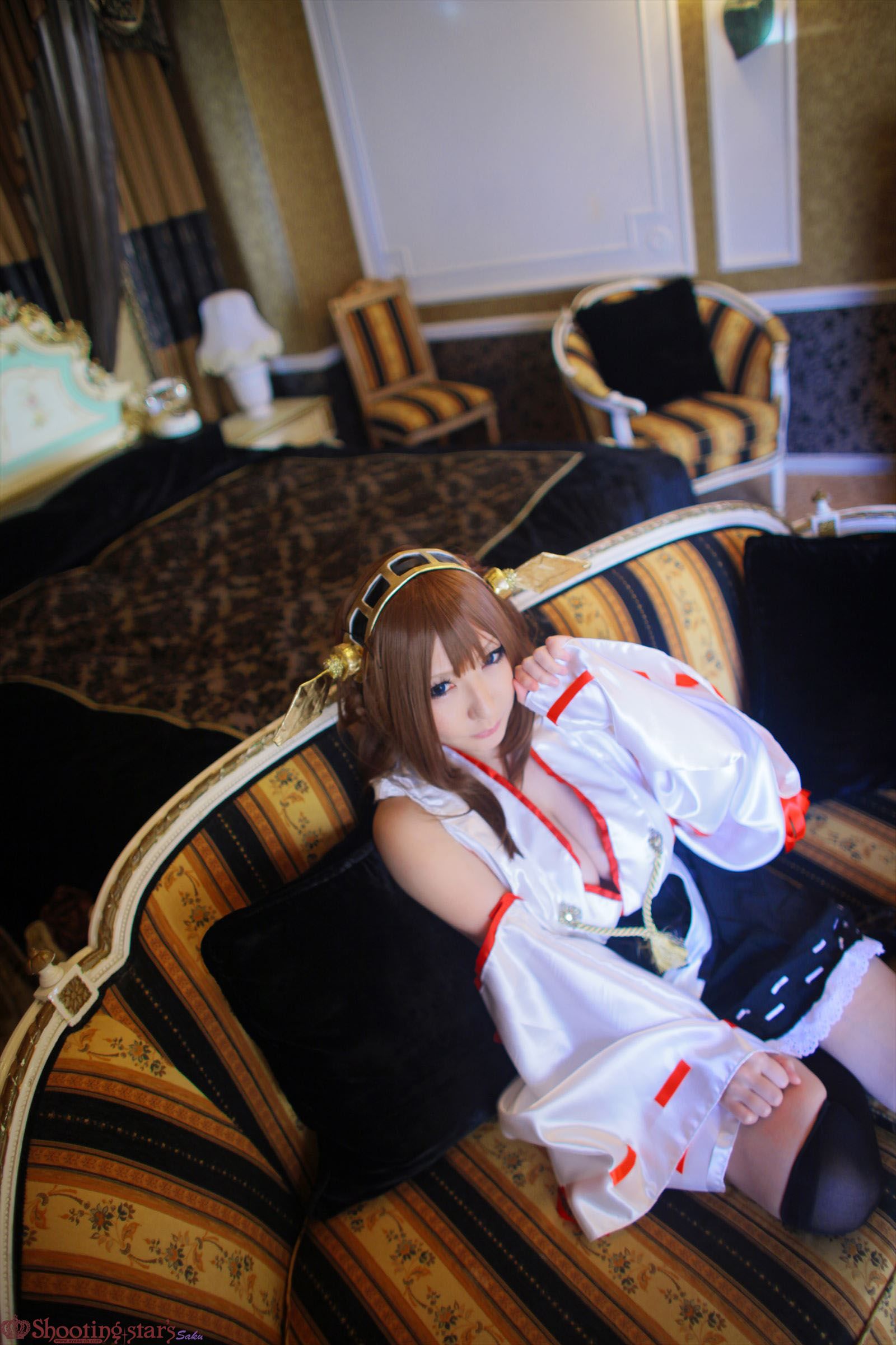 サク Saku Ayaka 《艦隊これくしょん》Kongou(金剛) 第三部-图33