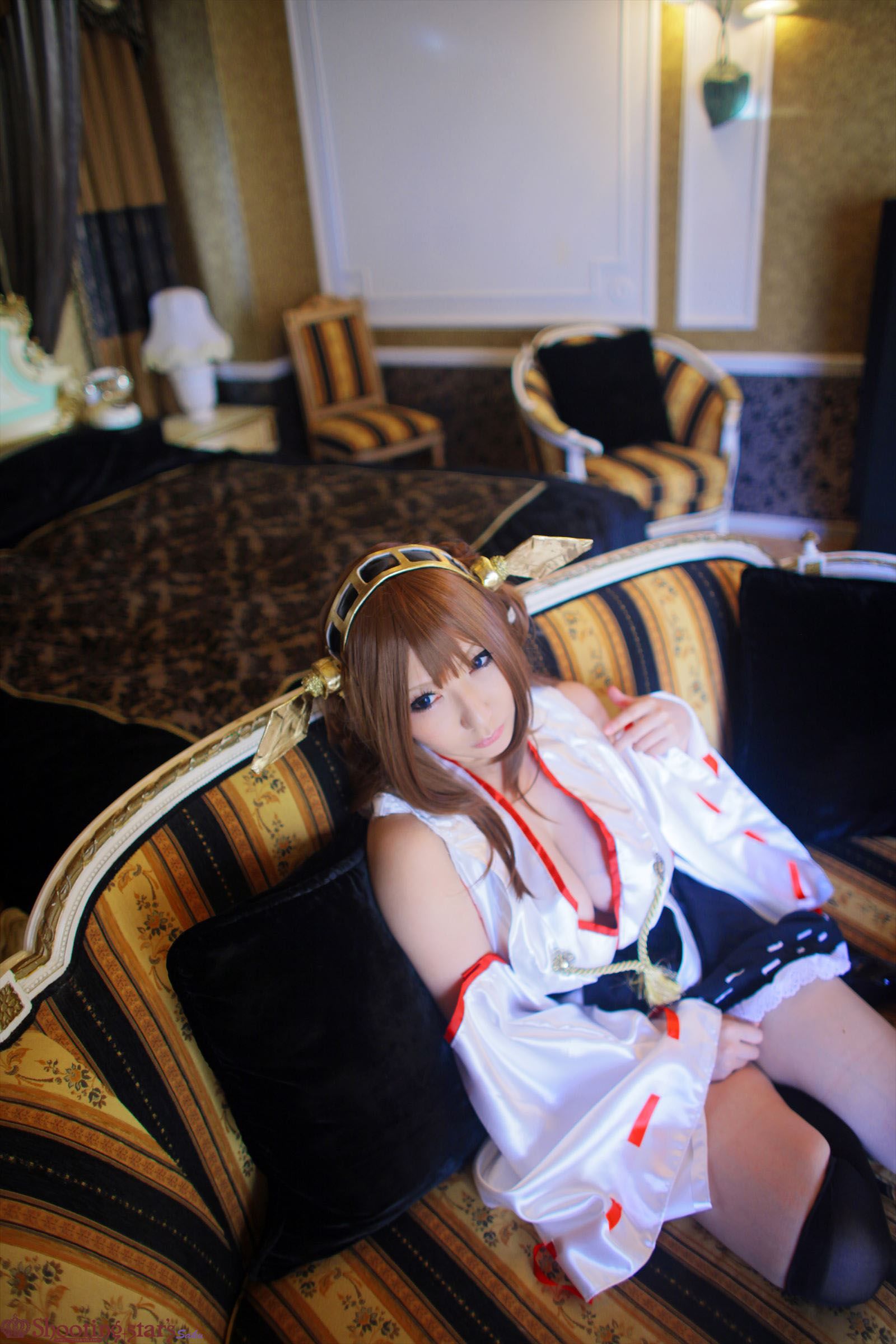 サク Saku Ayaka 《艦隊これくしょん》Kongou(金剛) 第三部-图34