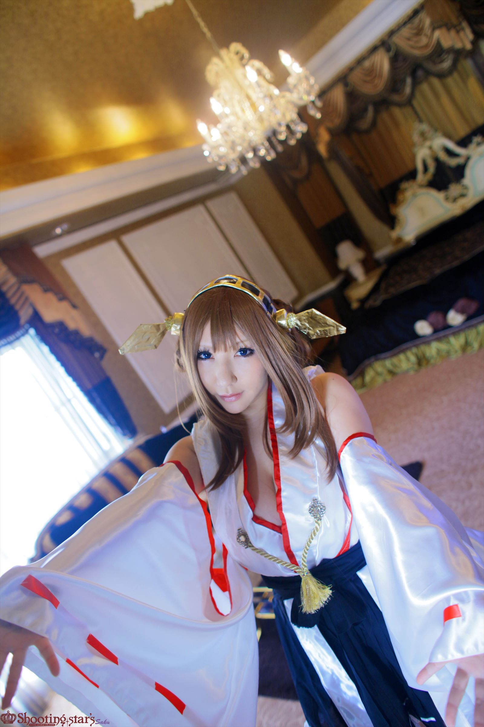 サク Saku Ayaka 《艦隊これくしょん》Kongou(金剛) 第三部-图35