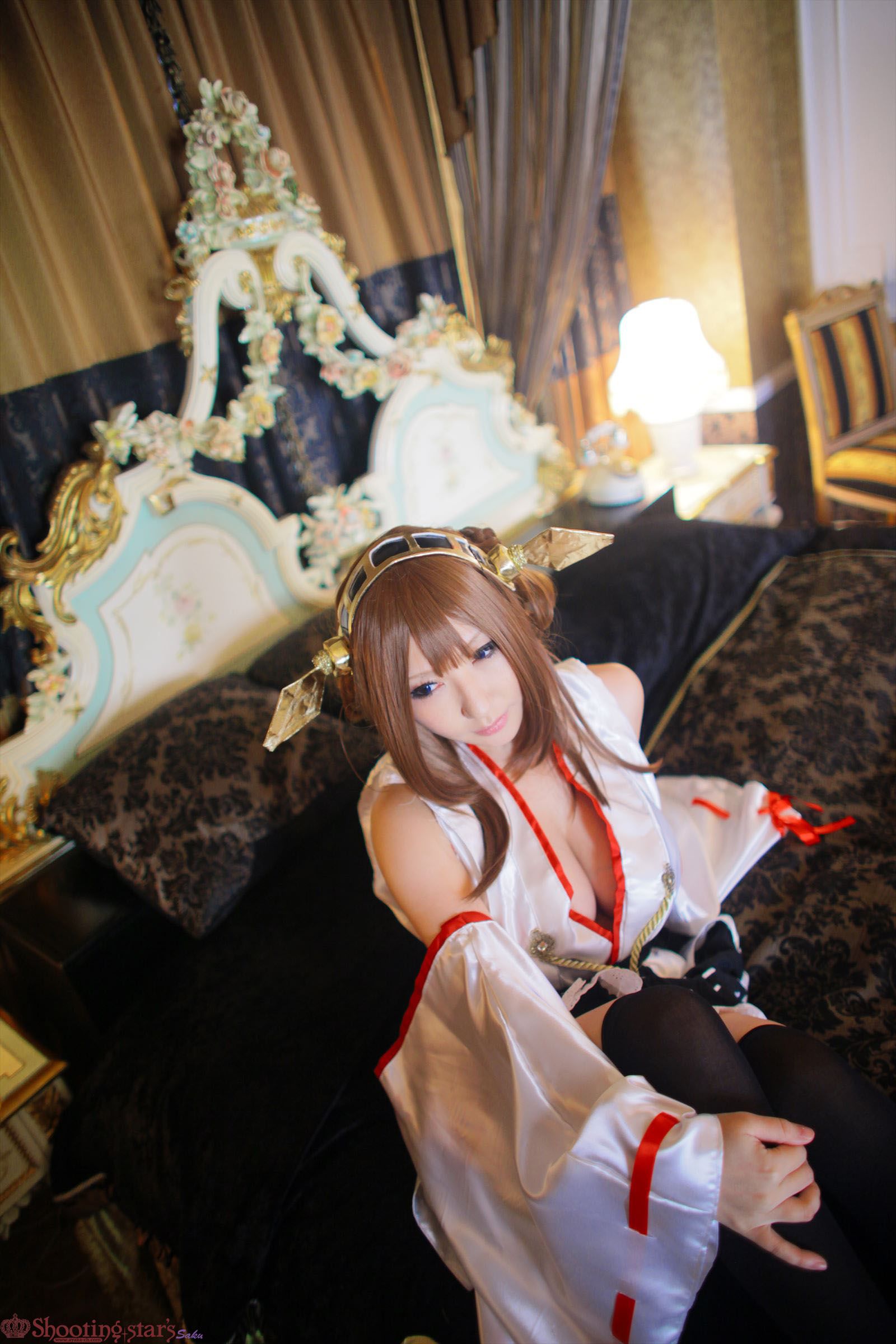 サク Saku Ayaka 《艦隊これくしょん》Kongou(金剛) 第三部-图36