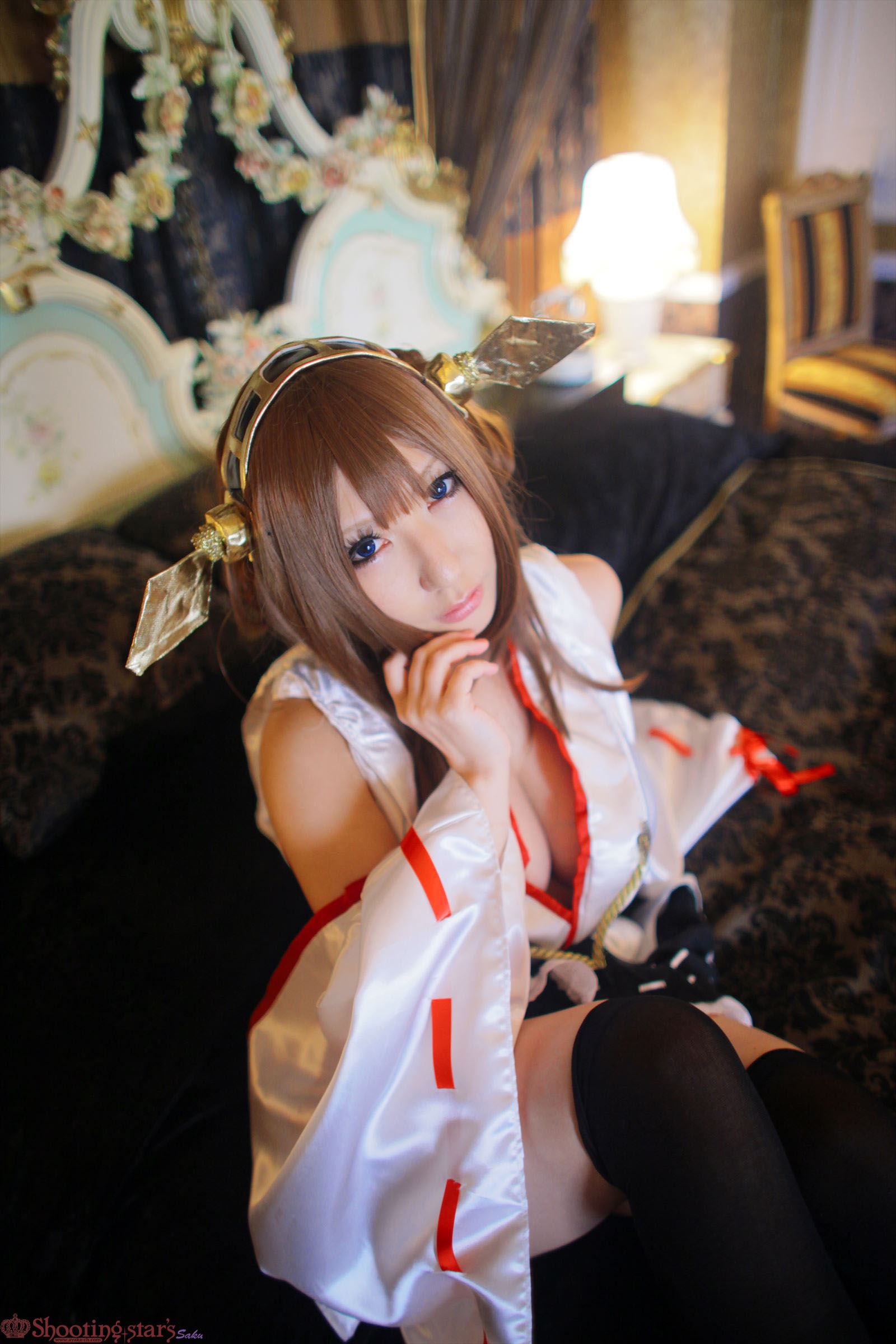 サク Saku Ayaka 《艦隊これくしょん》Kongou(金剛) 第三部-图37