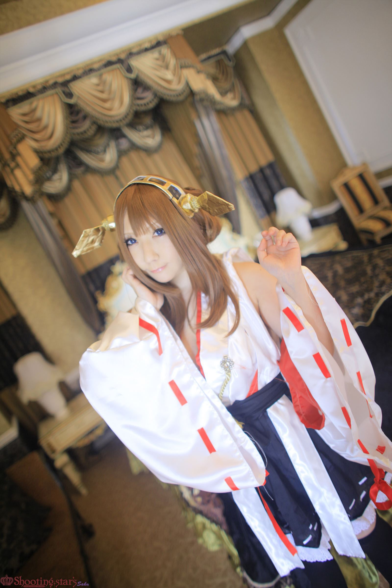 サク Saku Ayaka 《艦隊これくしょん》Kongou(金剛) 第三部-图3