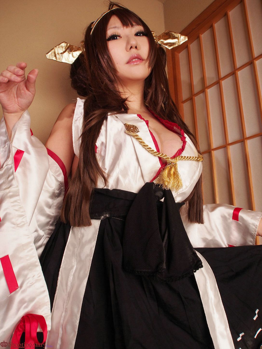 サク Saku Ayaka 《艦隊これくしょん》Kongou(金剛) 第三部-图40