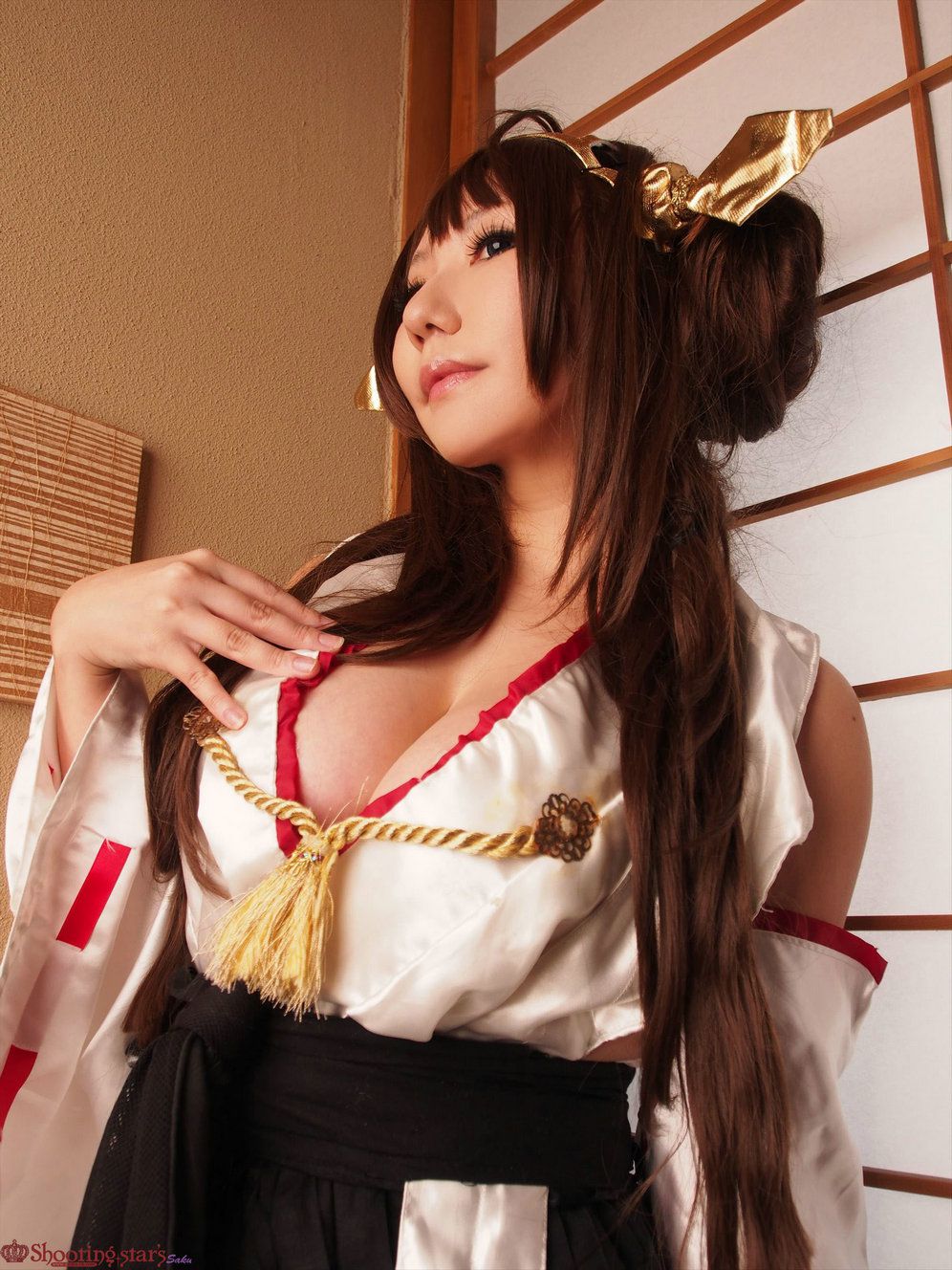 サク Saku Ayaka 《艦隊これくしょん》Kongou(金剛) 第三部-图45