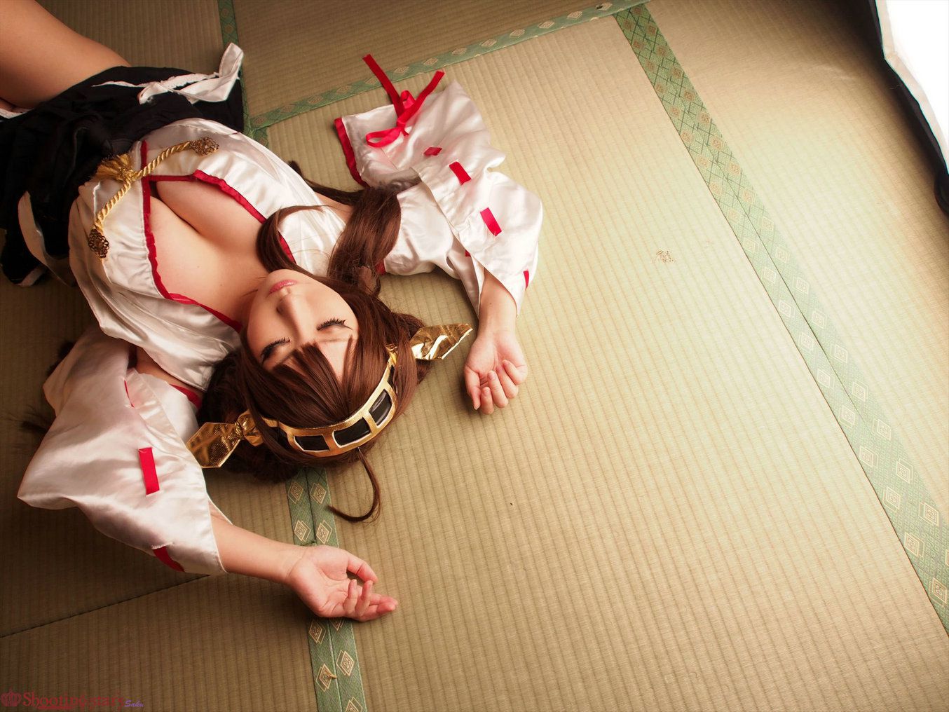 サク Saku Ayaka 《艦隊これくしょん》Kongou(金剛) 第三部-图49