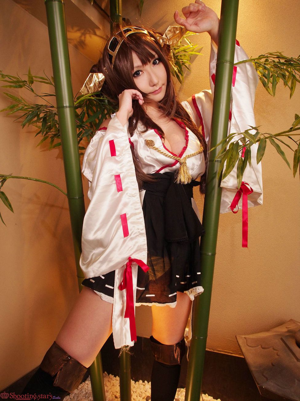サク Saku Ayaka 《艦隊これくしょん》Kongou(金剛) 第三部-图52