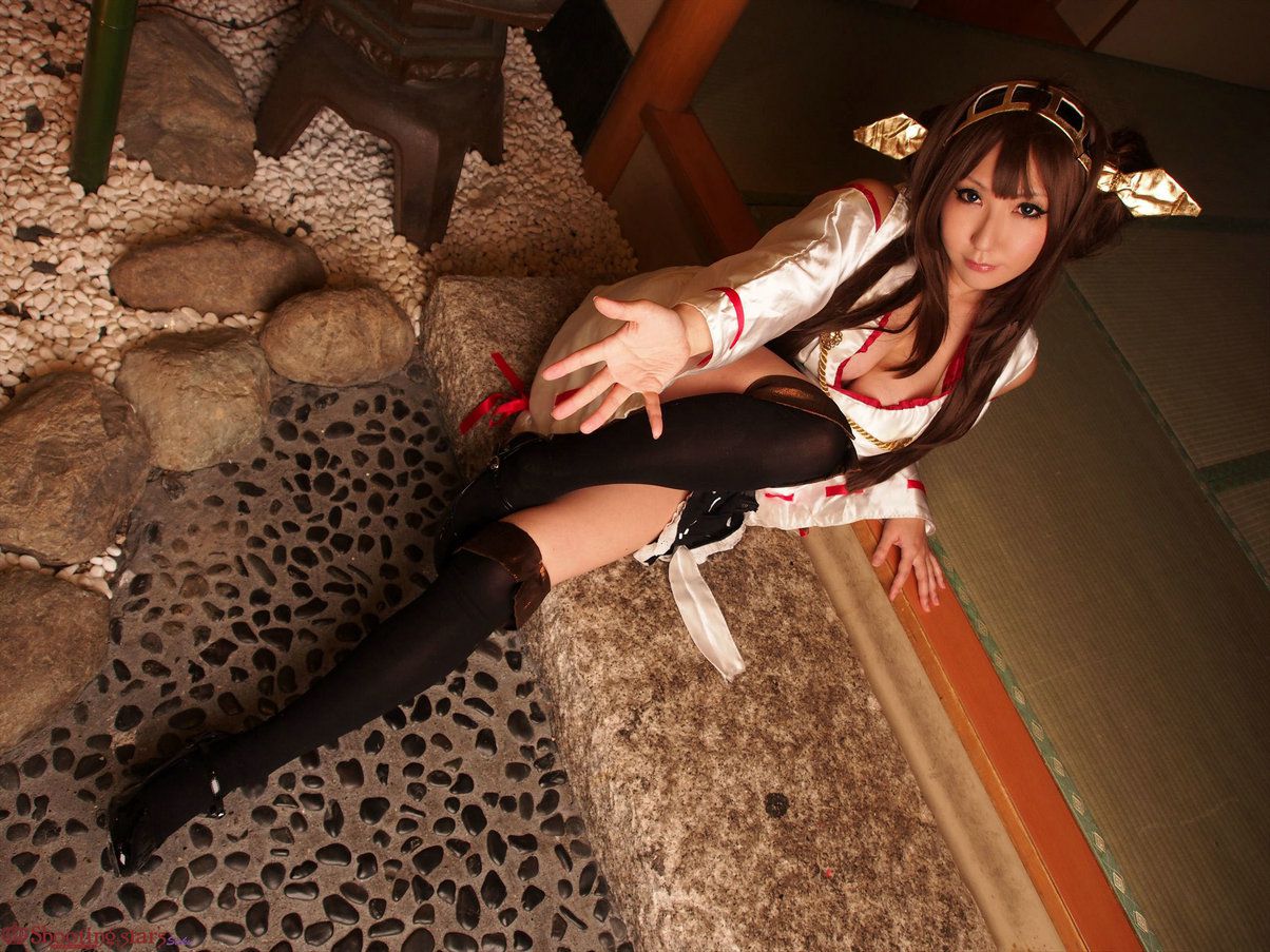サク Saku Ayaka 《艦隊これくしょん》Kongou(金剛) 第三部-图56